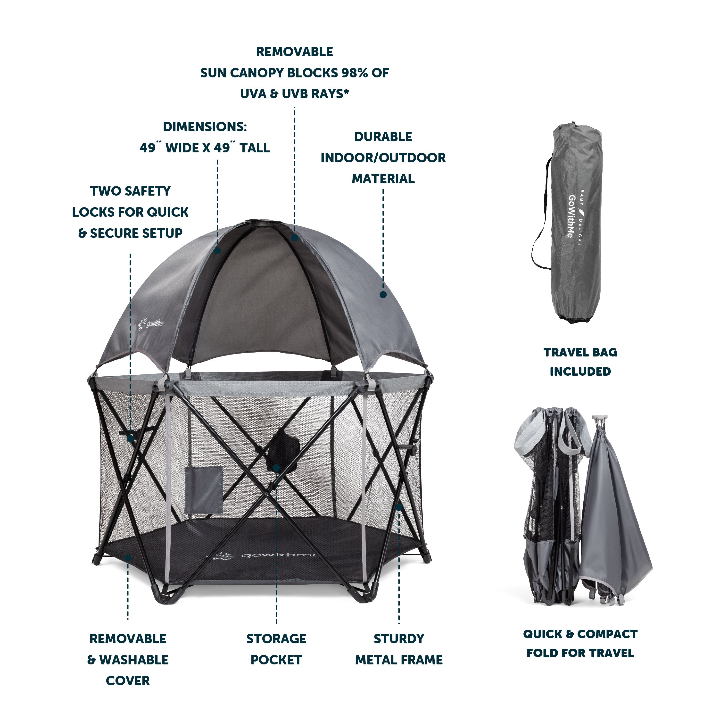 Eclipse Portable Playard - Baby Delight