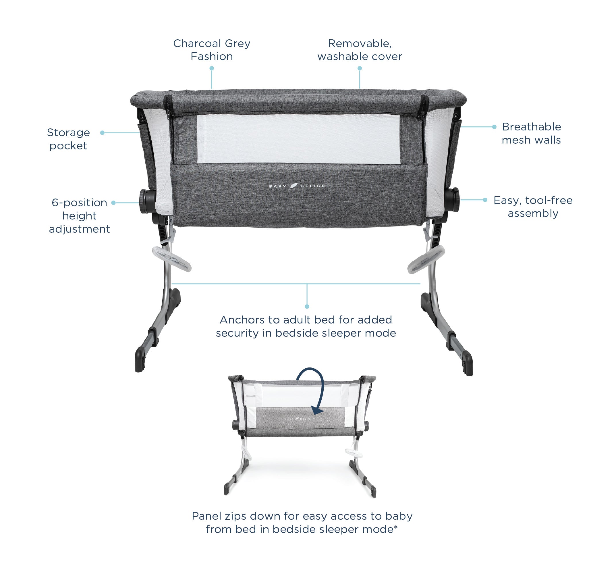 Beside Me™ Dreamer Bassinet & Bedside Sleeper Limited