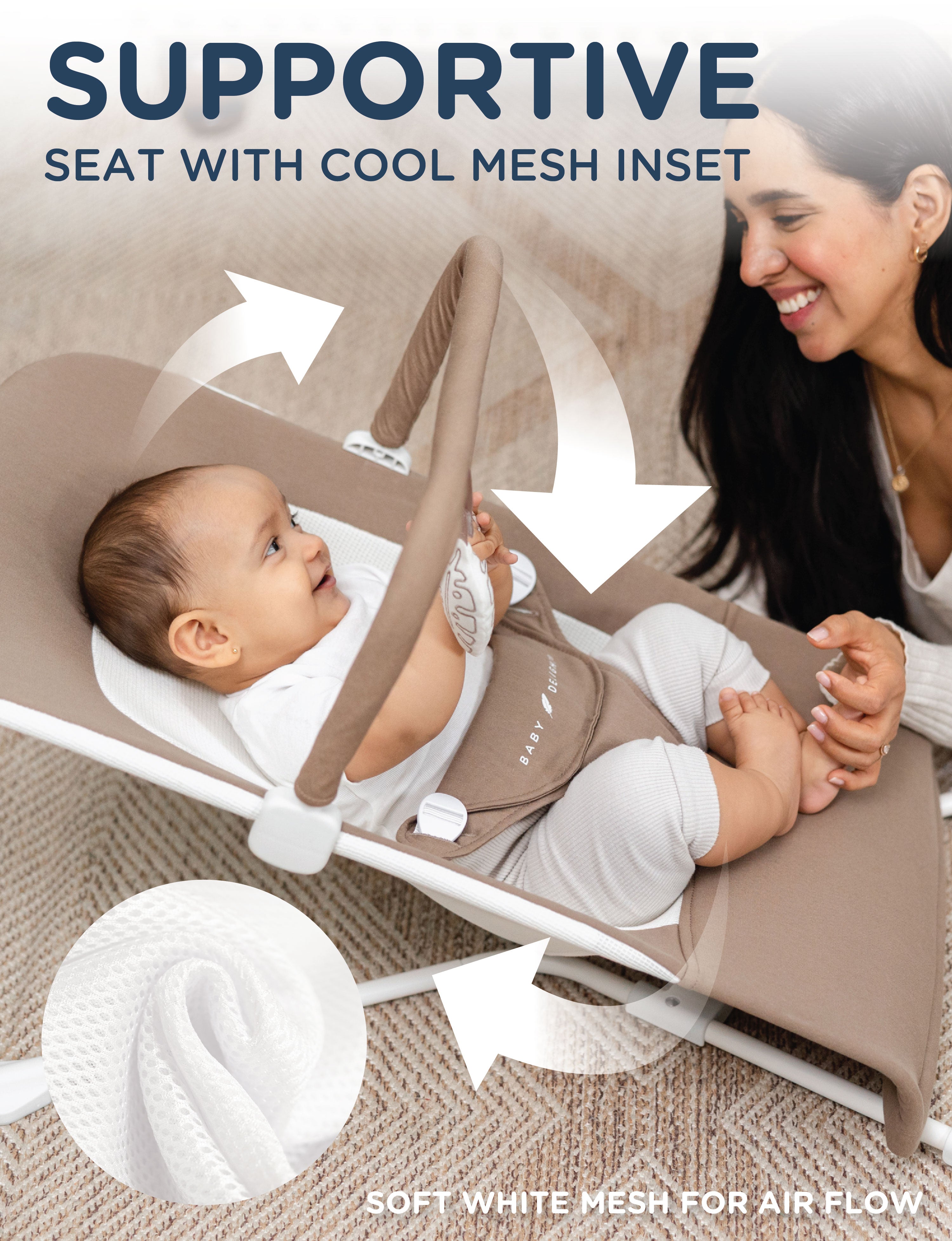 Highland Organic Portable Bouncer - Baby Delight
