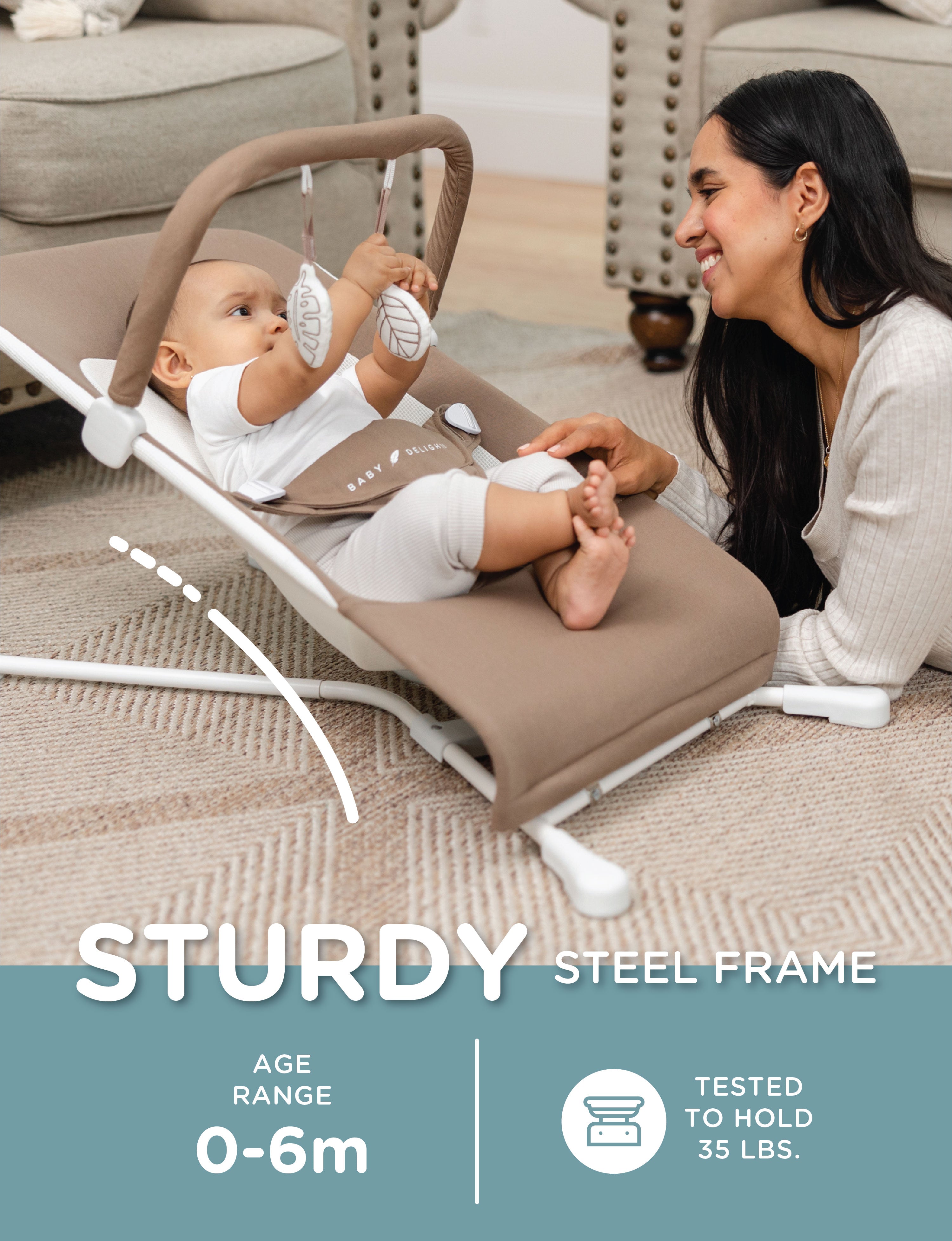 Highland Organic Portable Bouncer - Baby Delight