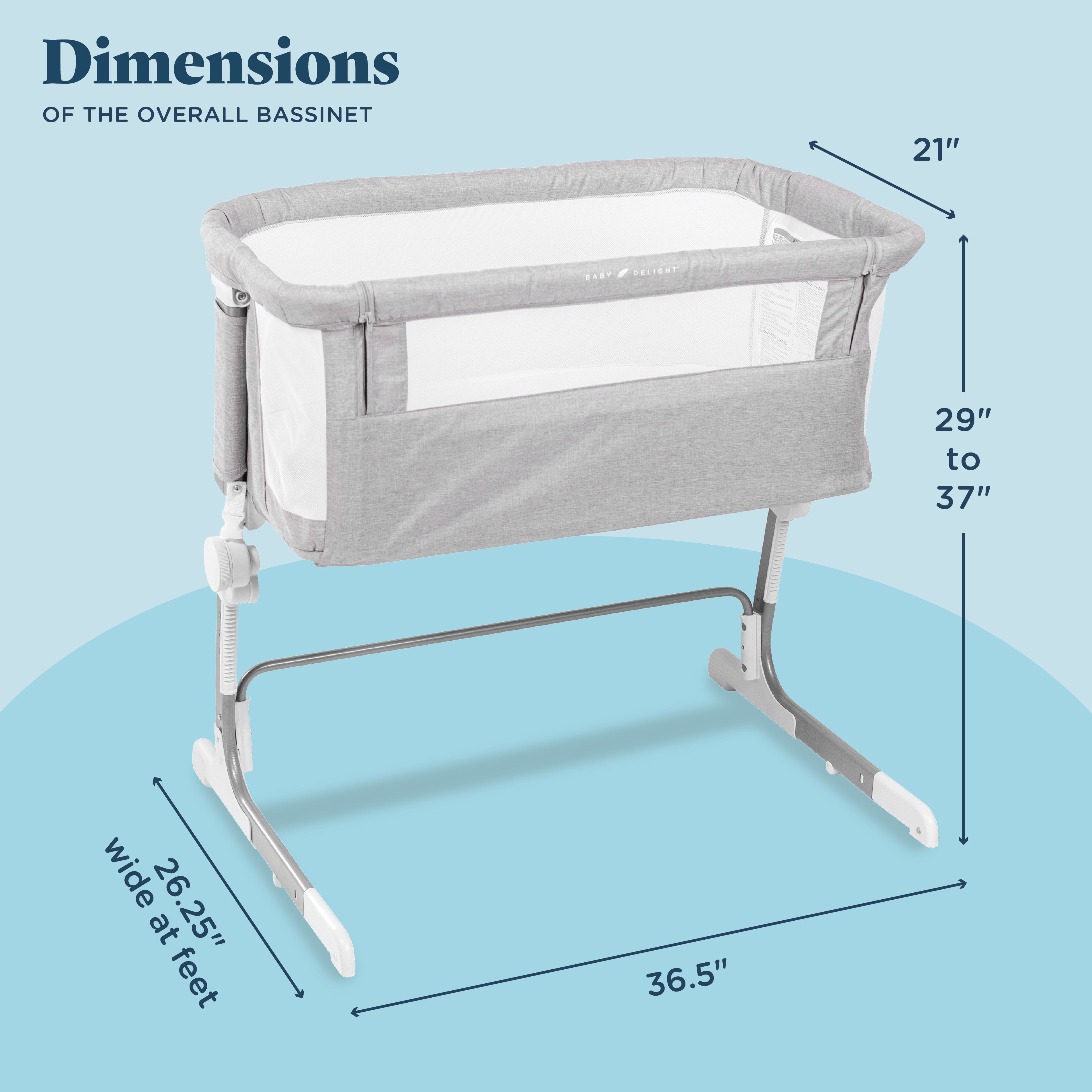 Beside Me™ Dreamer Bassinet & Bedside Sleeper - Baby Delight