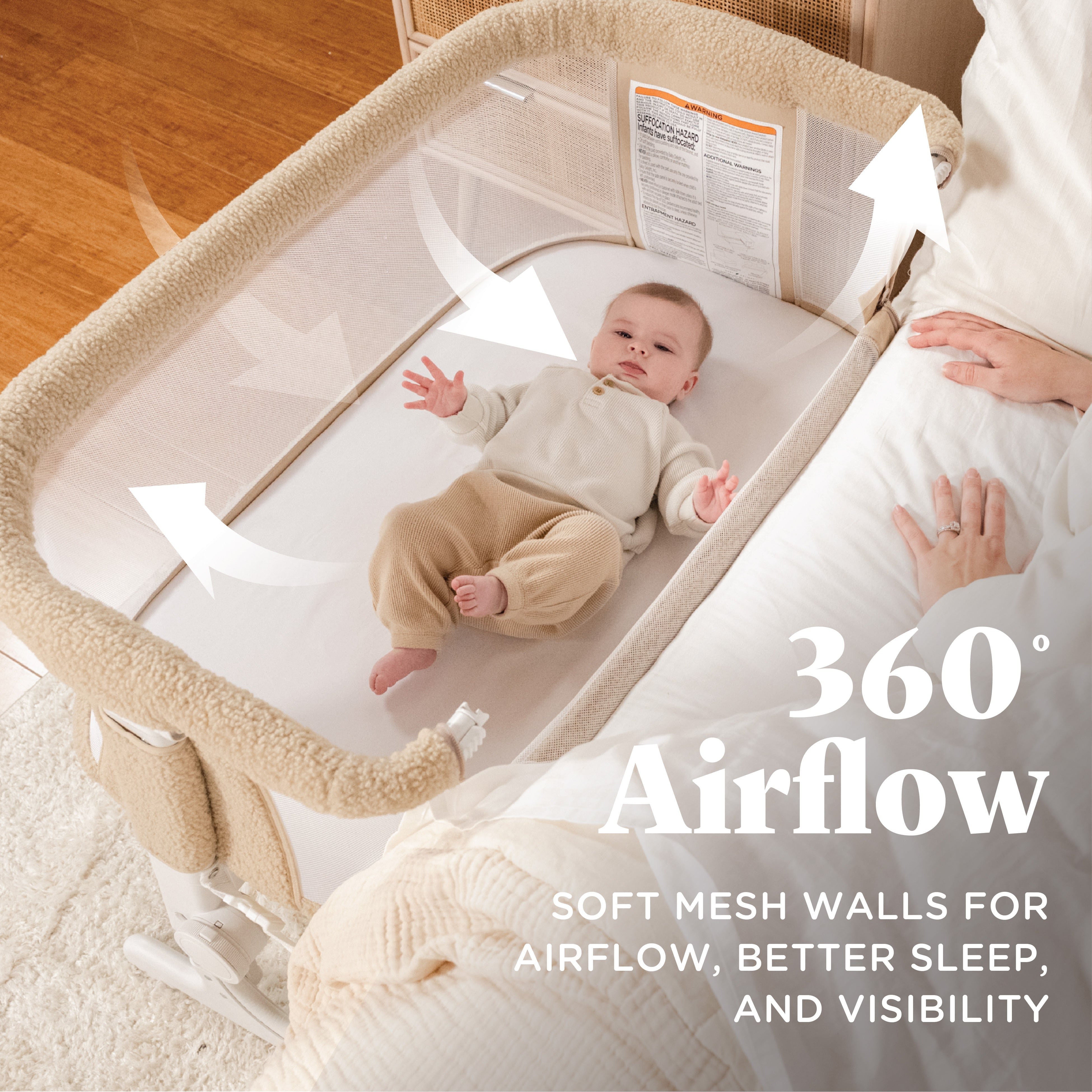 Beside Me™ Dreamer Bassinet & Bedside Sleeper - Baby Delight