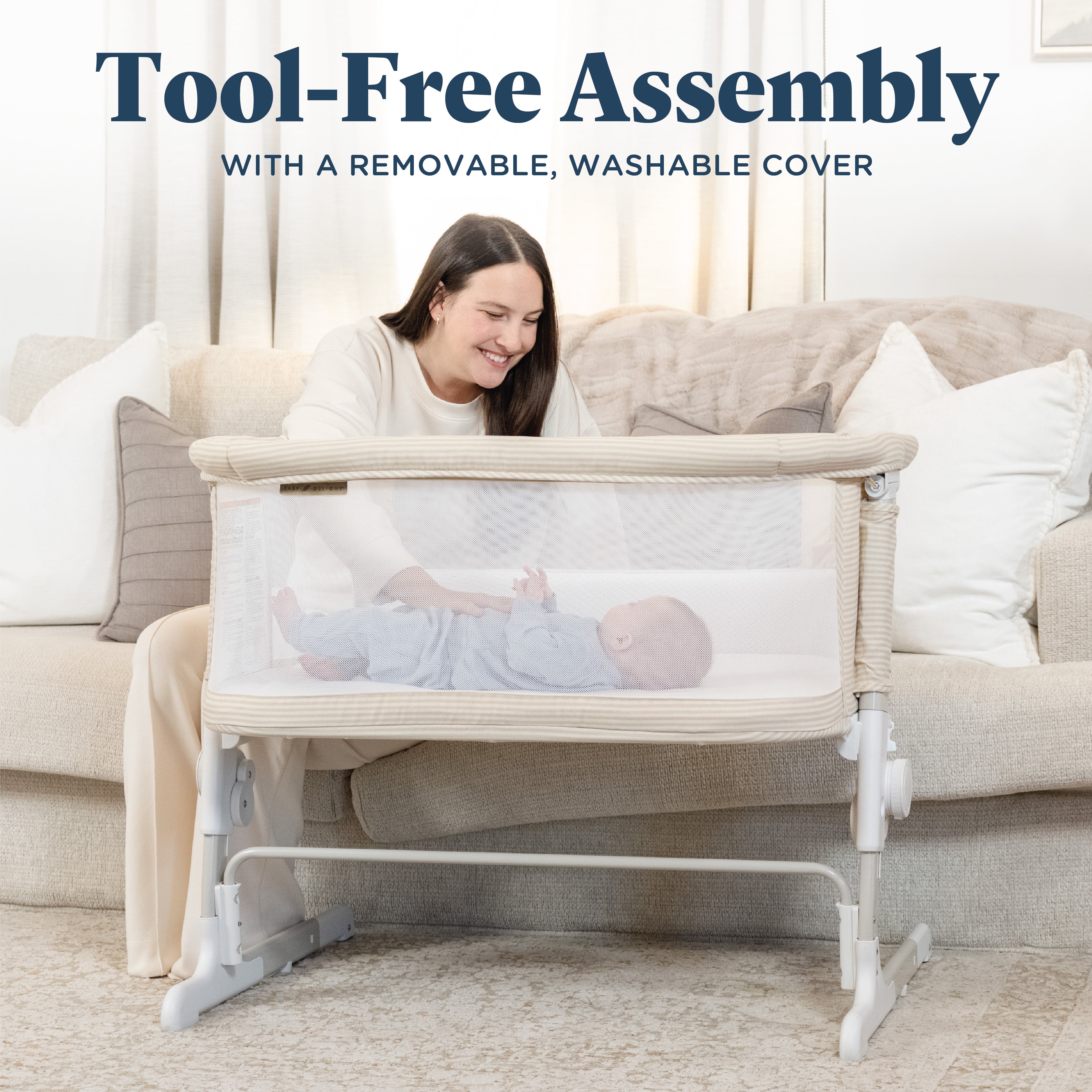 Beside Me™ Dreamer Bassinet & Bedside Sleeper - Baby Delight