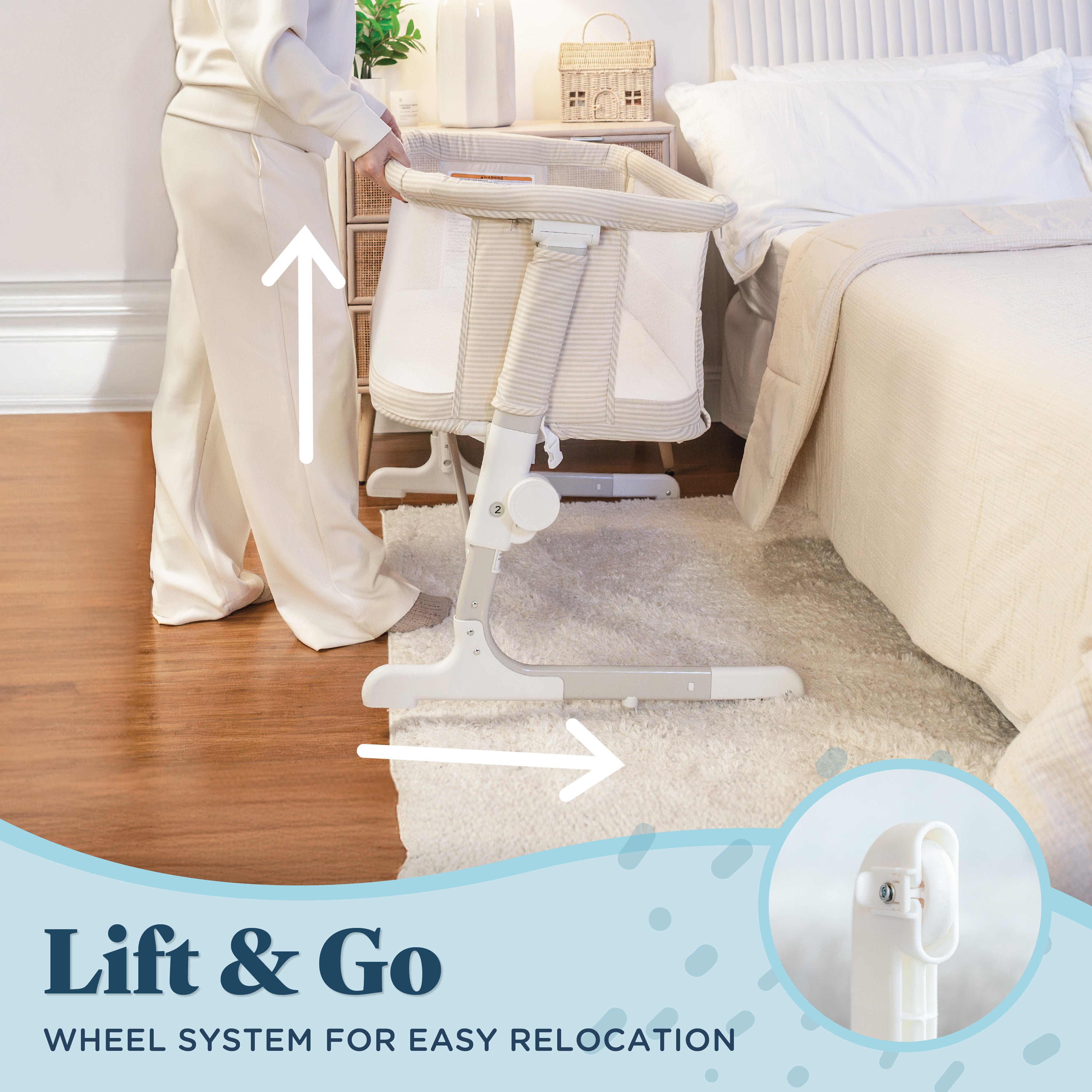 Beside Me™ Dreamer Bassinet & Bedside Sleeper - Baby Delight