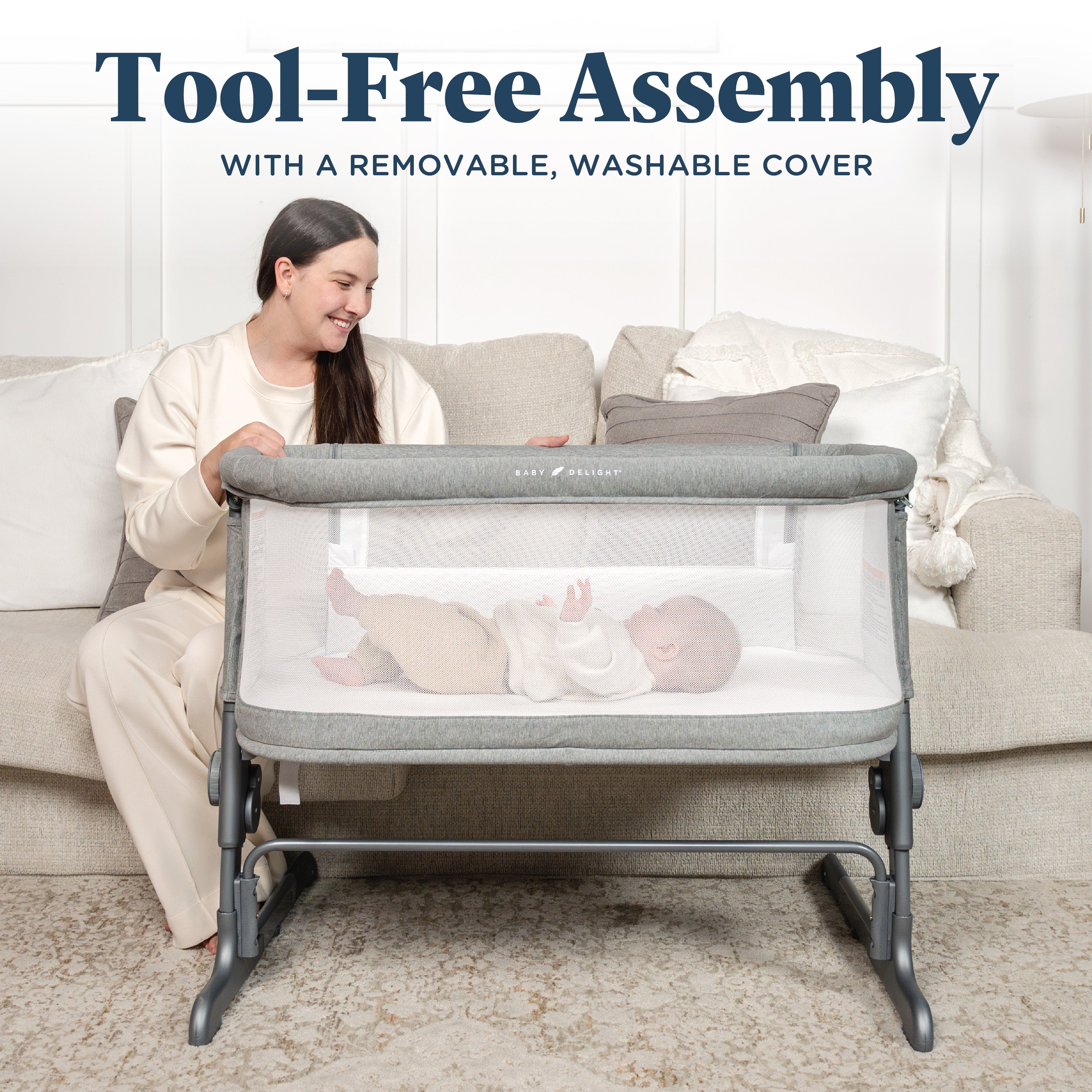 Beside Me™ Dreamer Bassinet & Bedside Sleeper - Baby Delight