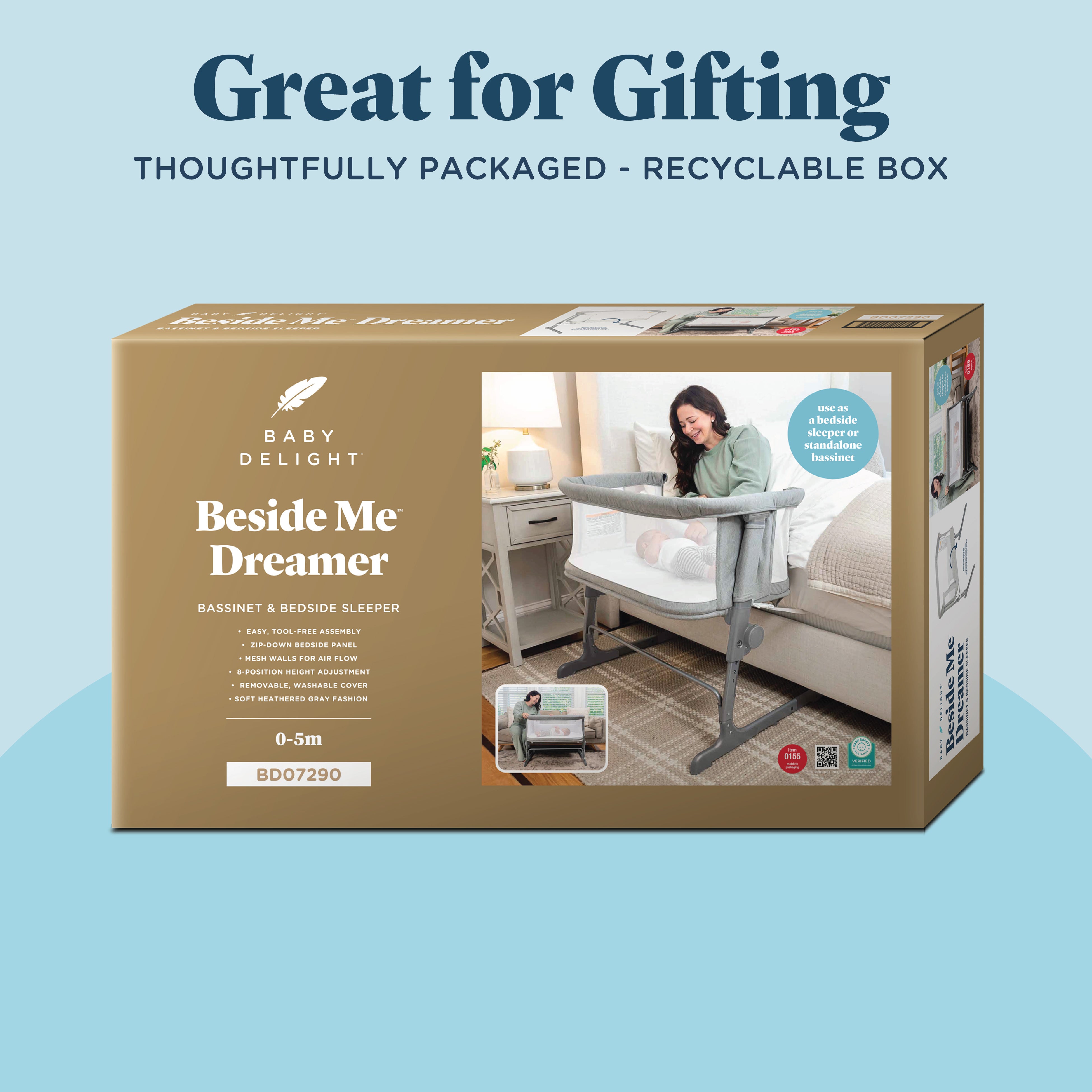 Beside Me™ Dreamer Bassinet & Bedside Sleeper - Baby Delight