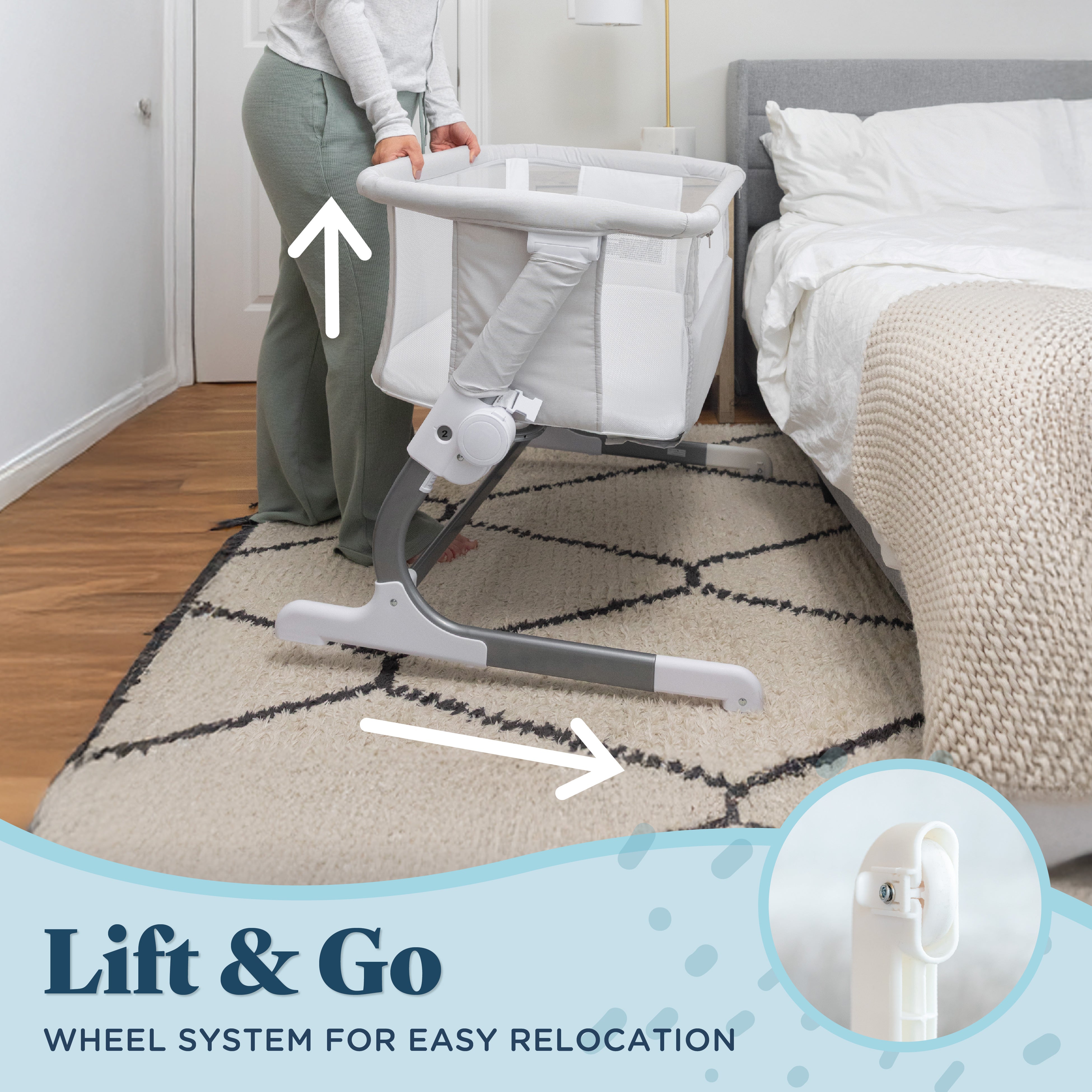 Beside Me™ Dreamer Bassinet & Bedside Sleeper - Baby Delight