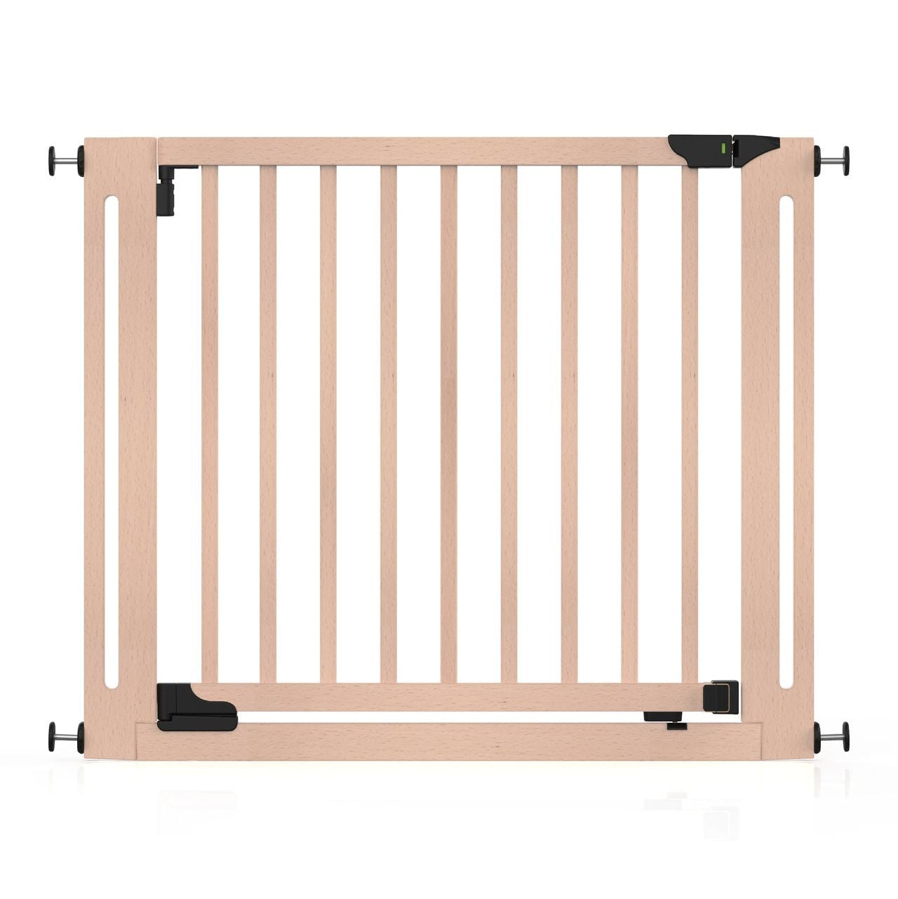 SizeWise™ Wood Pressure Mounted Gate (37.4" - 41.34") - Baby Delight