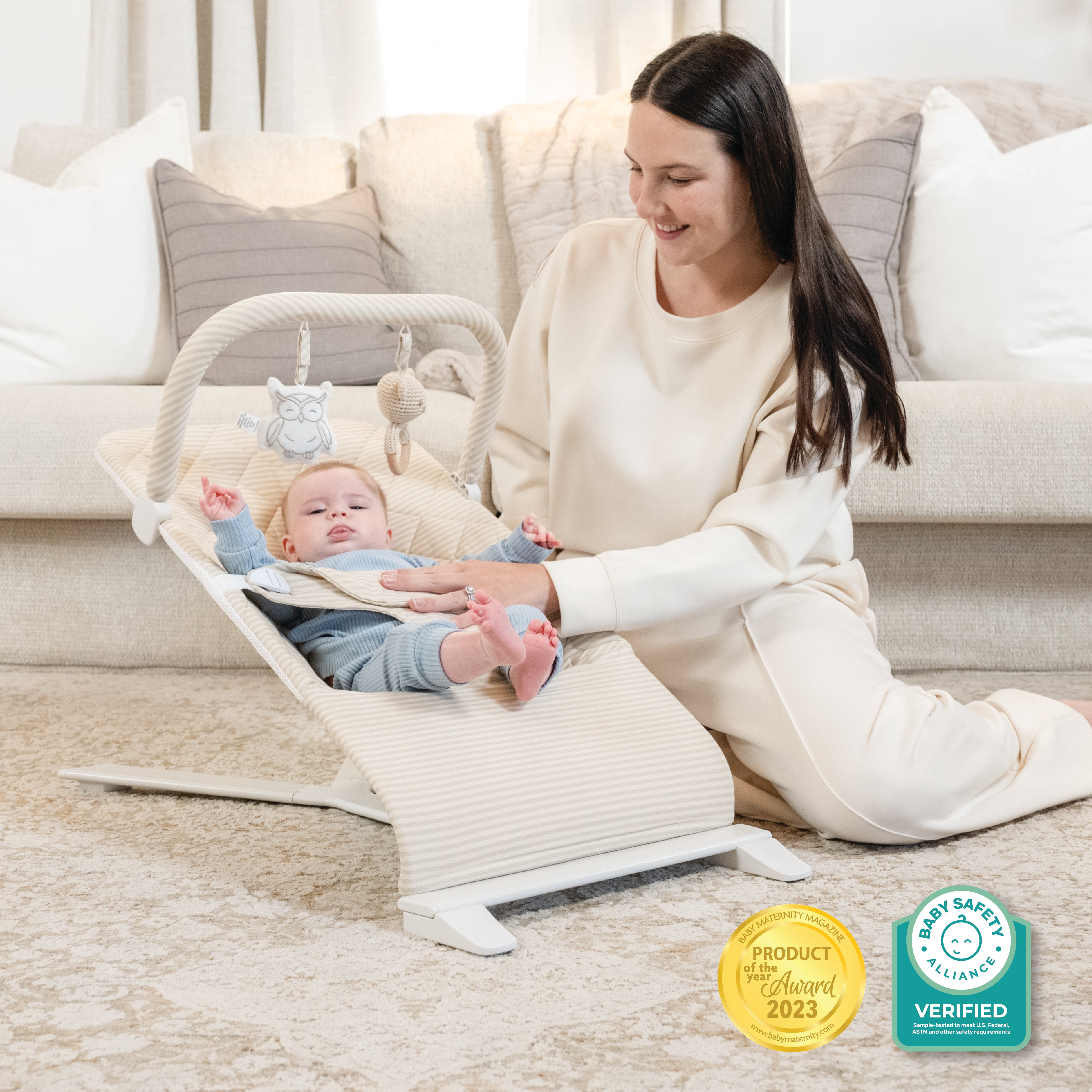 Alpine Deluxe Portable Bouncer - Baby Delight