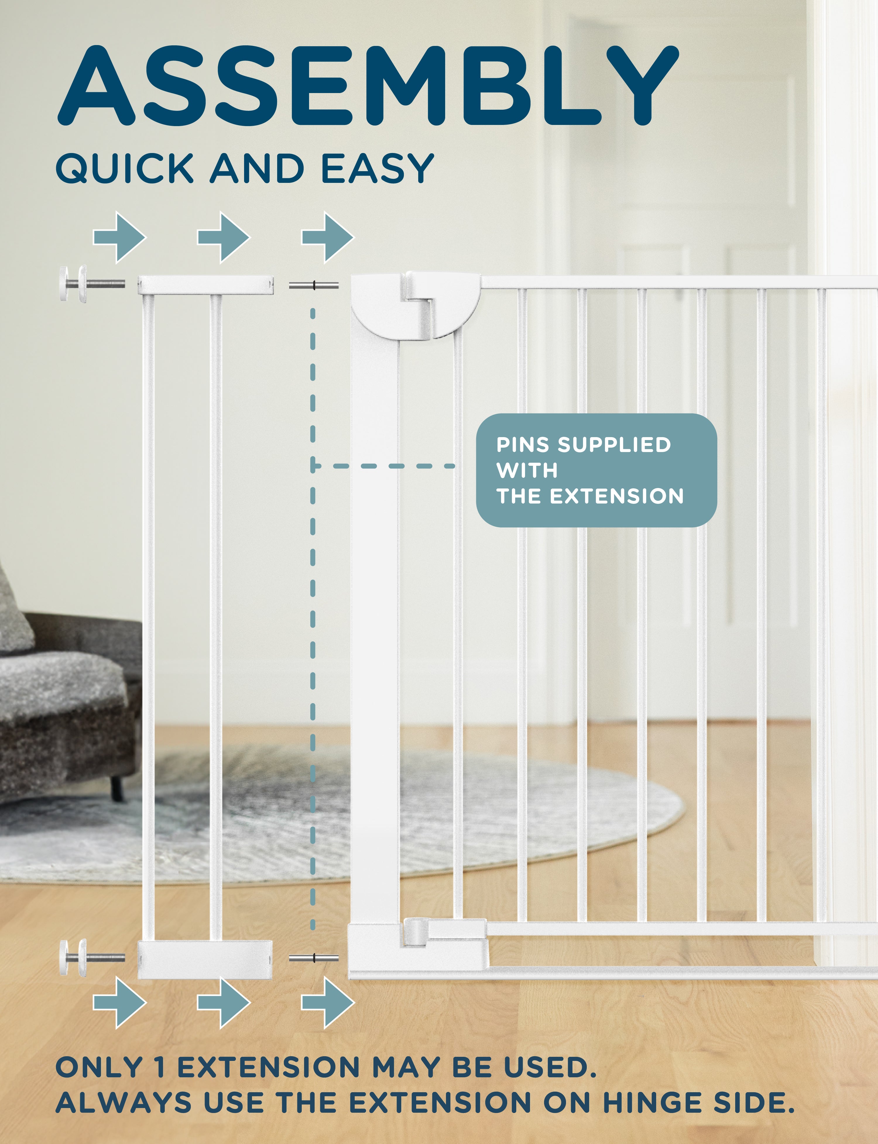 SizeWise™ Metal Pressure Mounted Extension