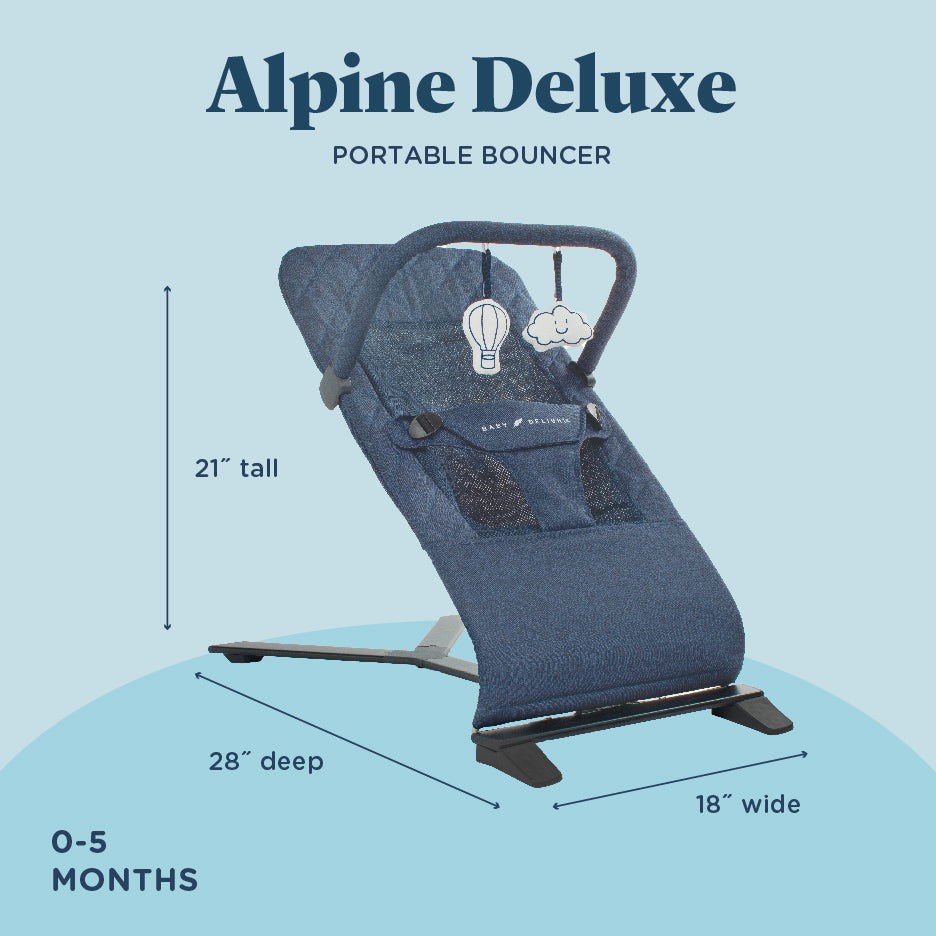 Alpine Deluxe Portable Bouncer - Baby Delight