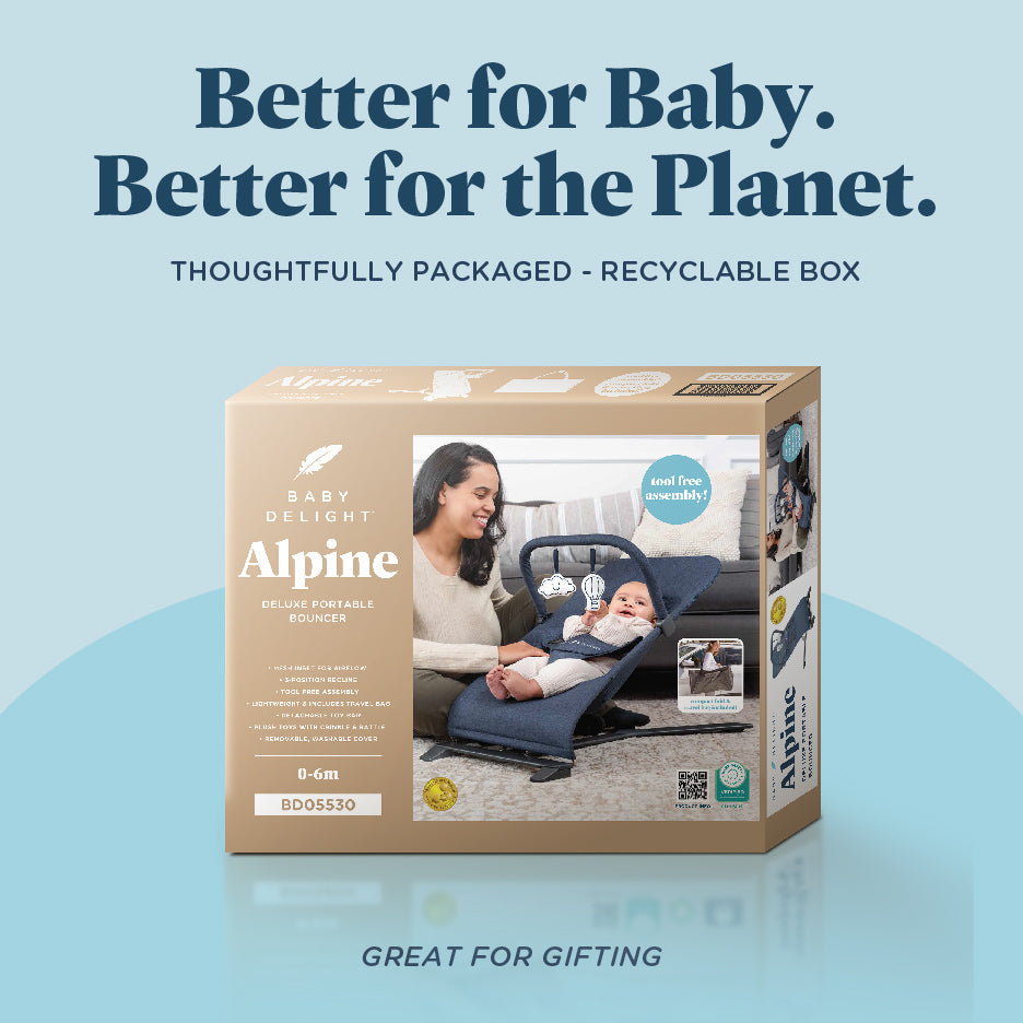 Alpine Deluxe Portable Bouncer - Baby Delight