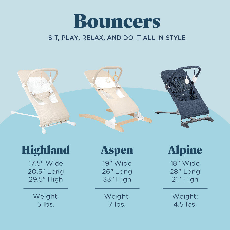 Alpine Deluxe Portable Bouncer - Baby Delight