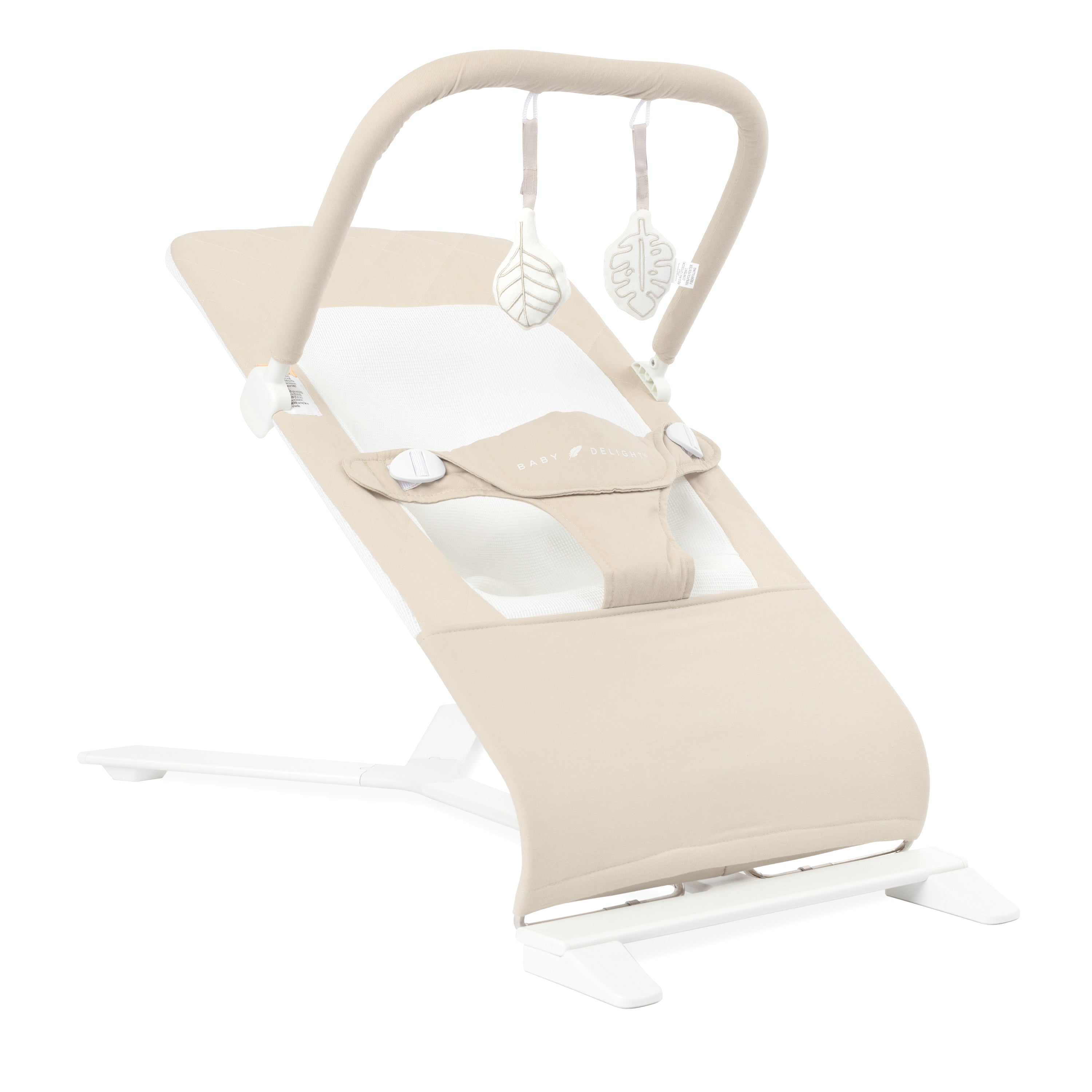 Alpine Organic Deluxe Portable Bouncer - Organic Oat - Baby Delight