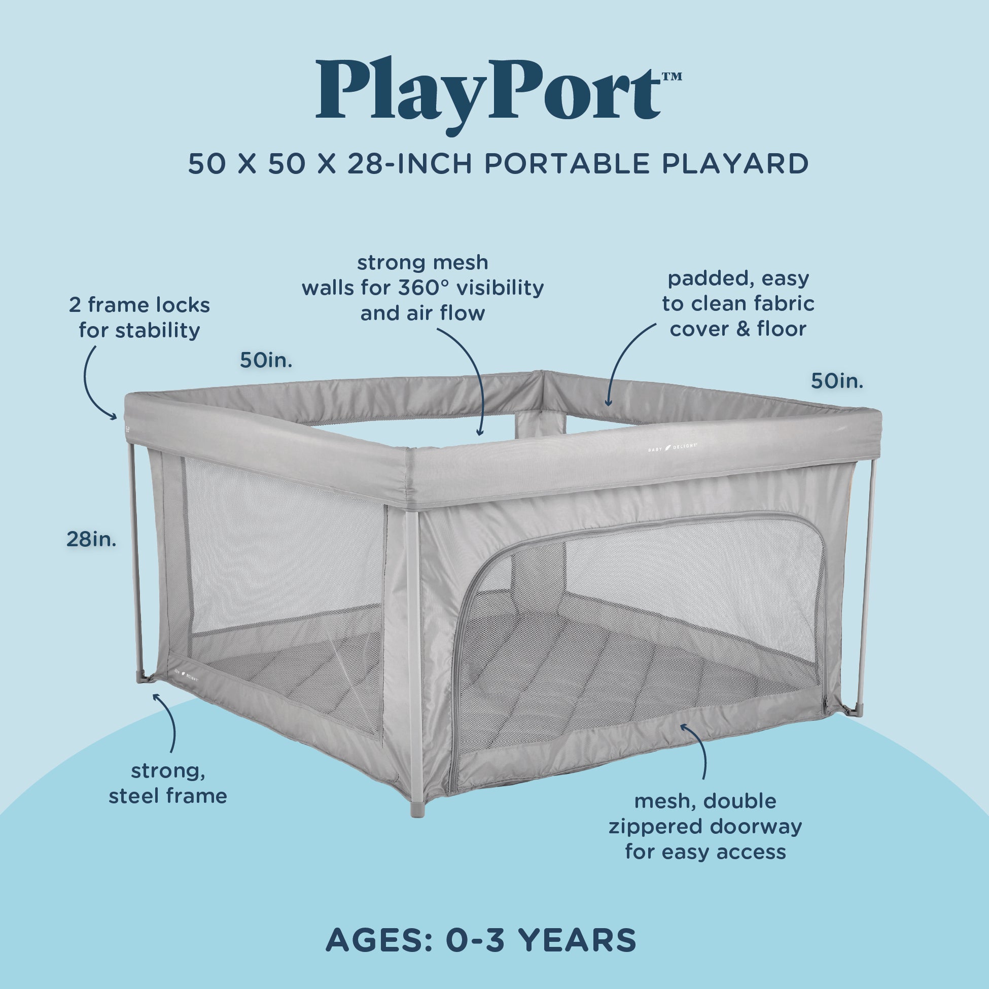 Grey Playport Playard