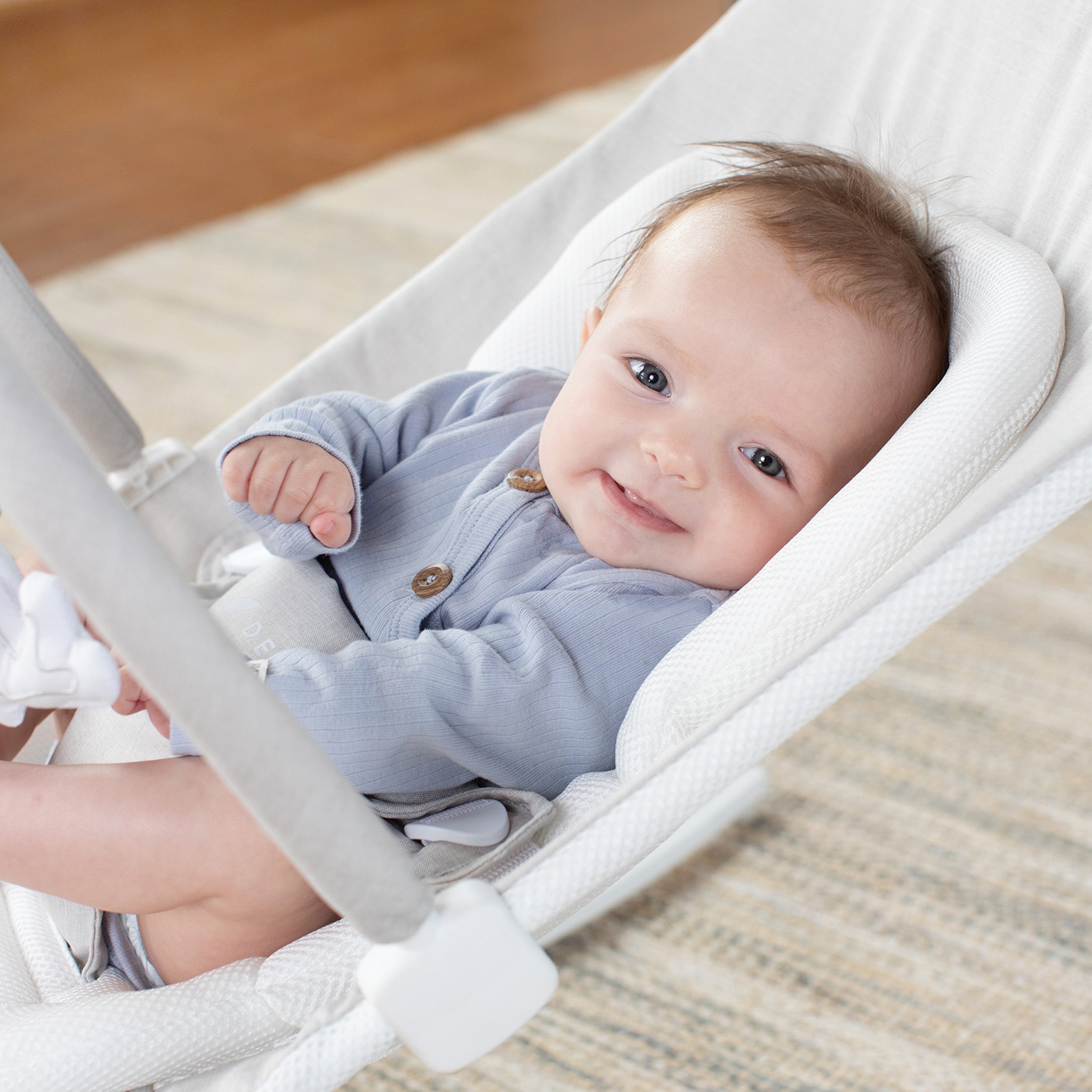 Alpine Wave Deluxe Bouncer - Driftwood Grey