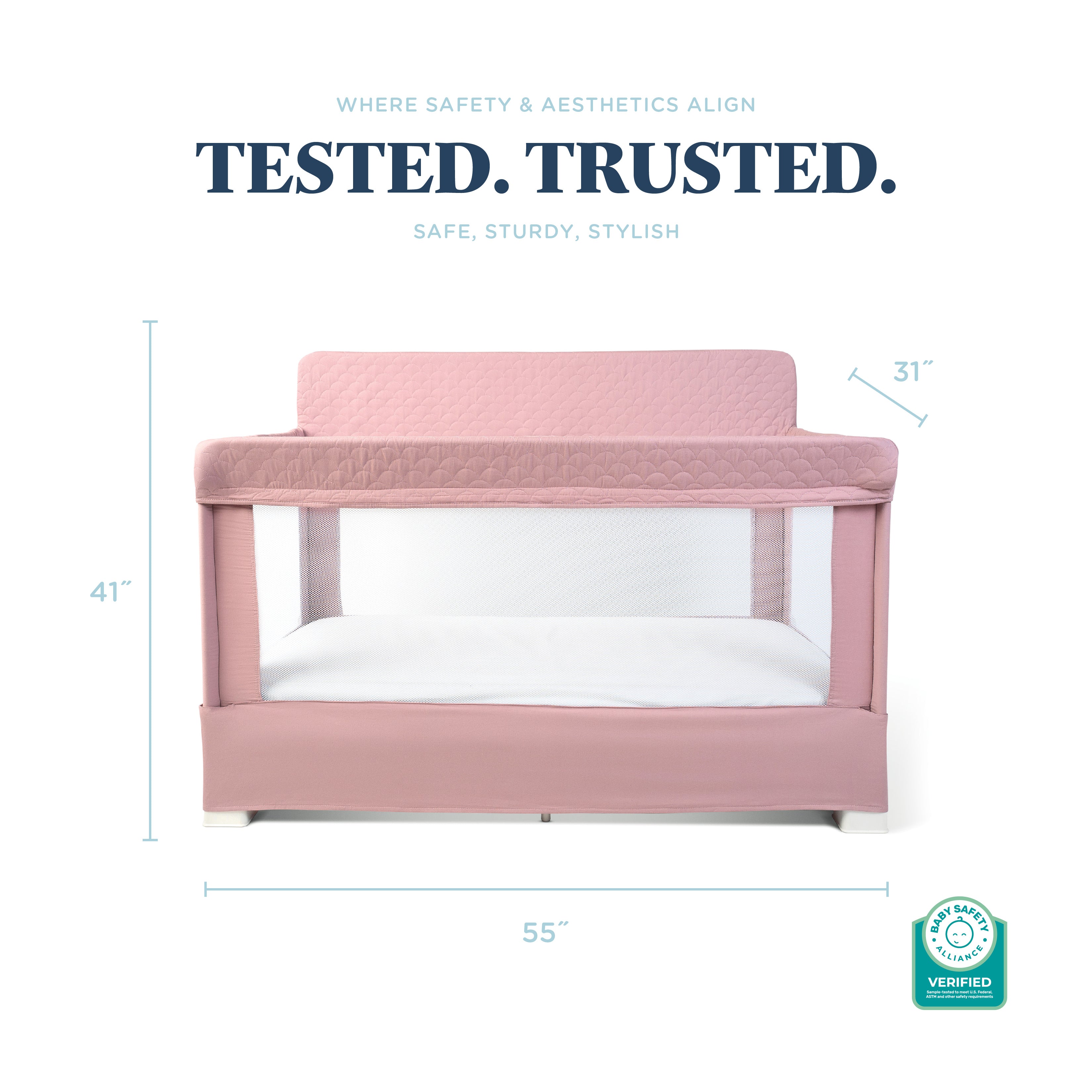 Lunaire Full Size Mesh Crib and Playard - Baby Delight