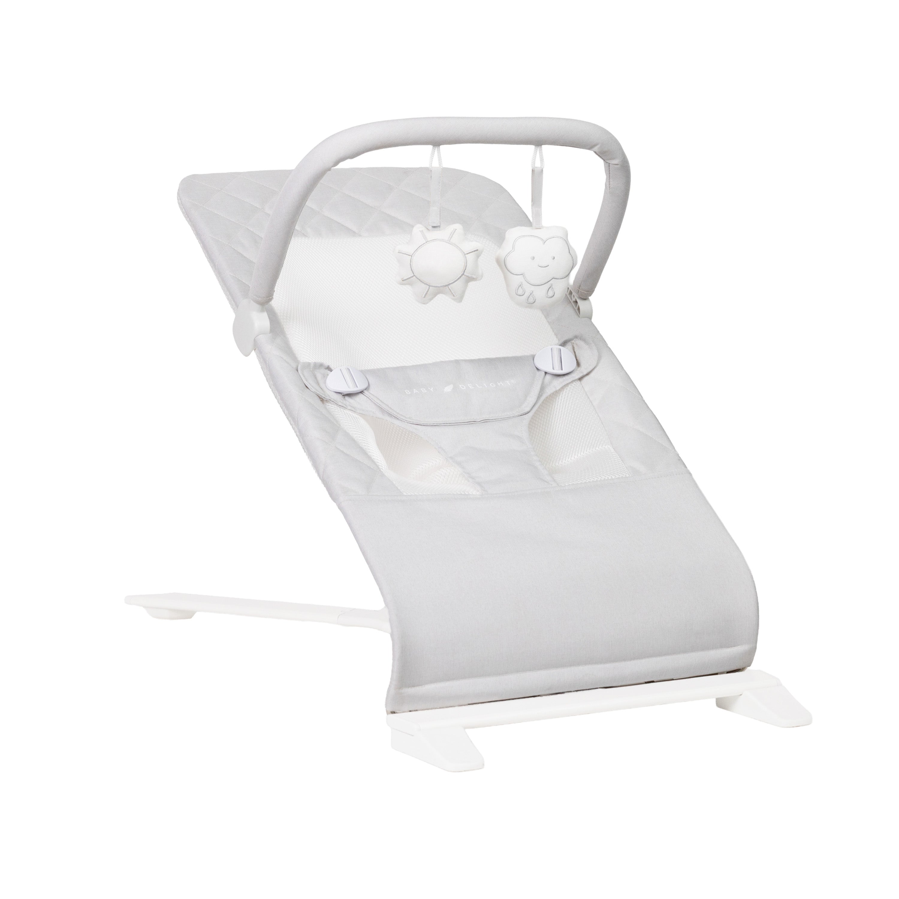 Alpine Deluxe Portable Bouncer - Quilted Indigo