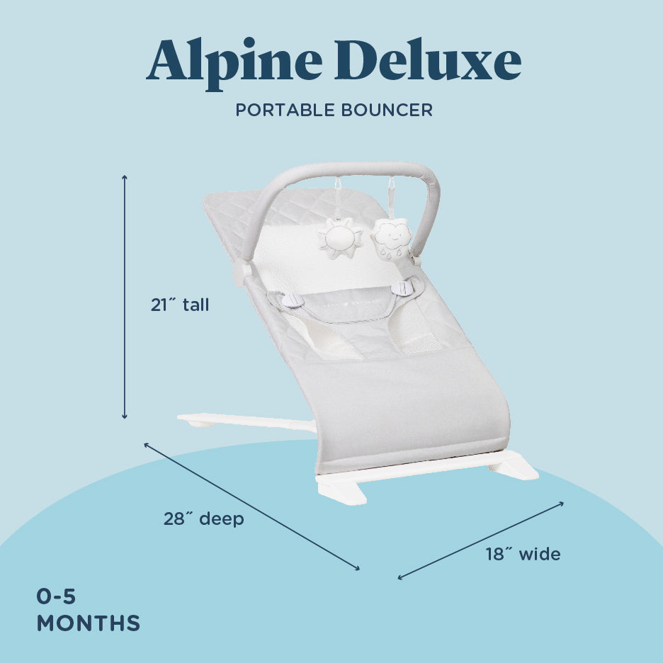 Alpine Deluxe Portable Bouncer - Baby Delight