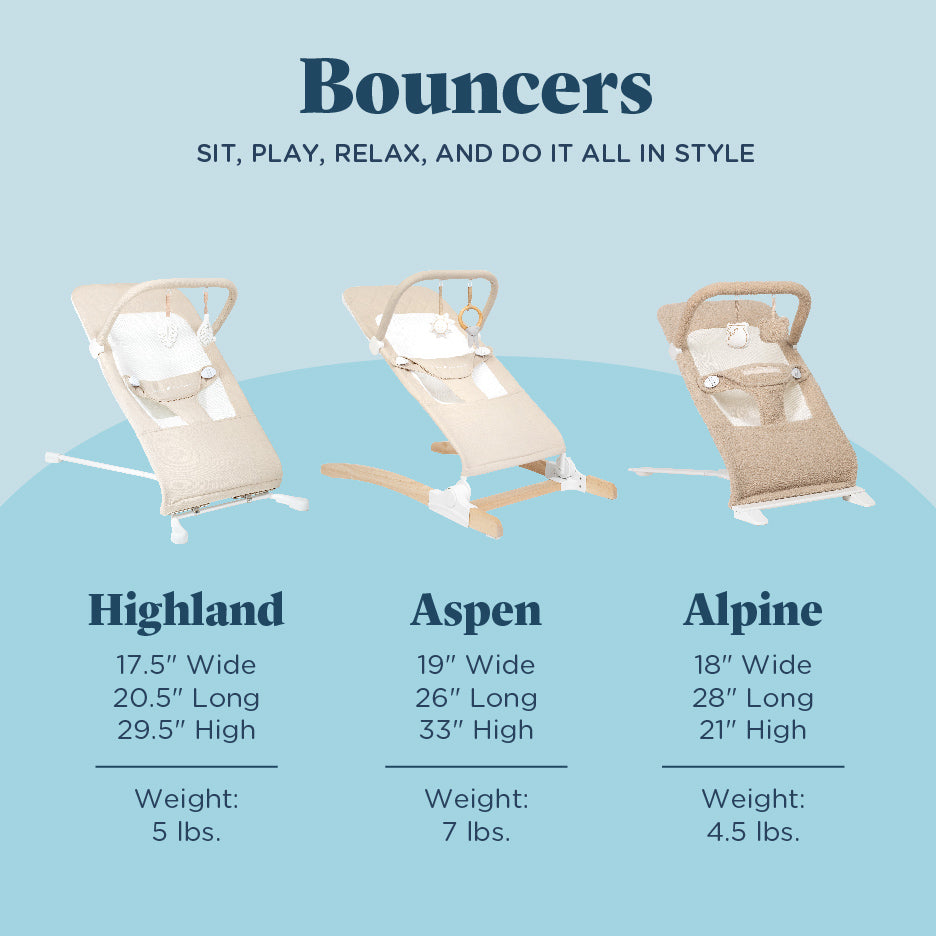 Alpine Deluxe Portable Bouncer - Baby Delight