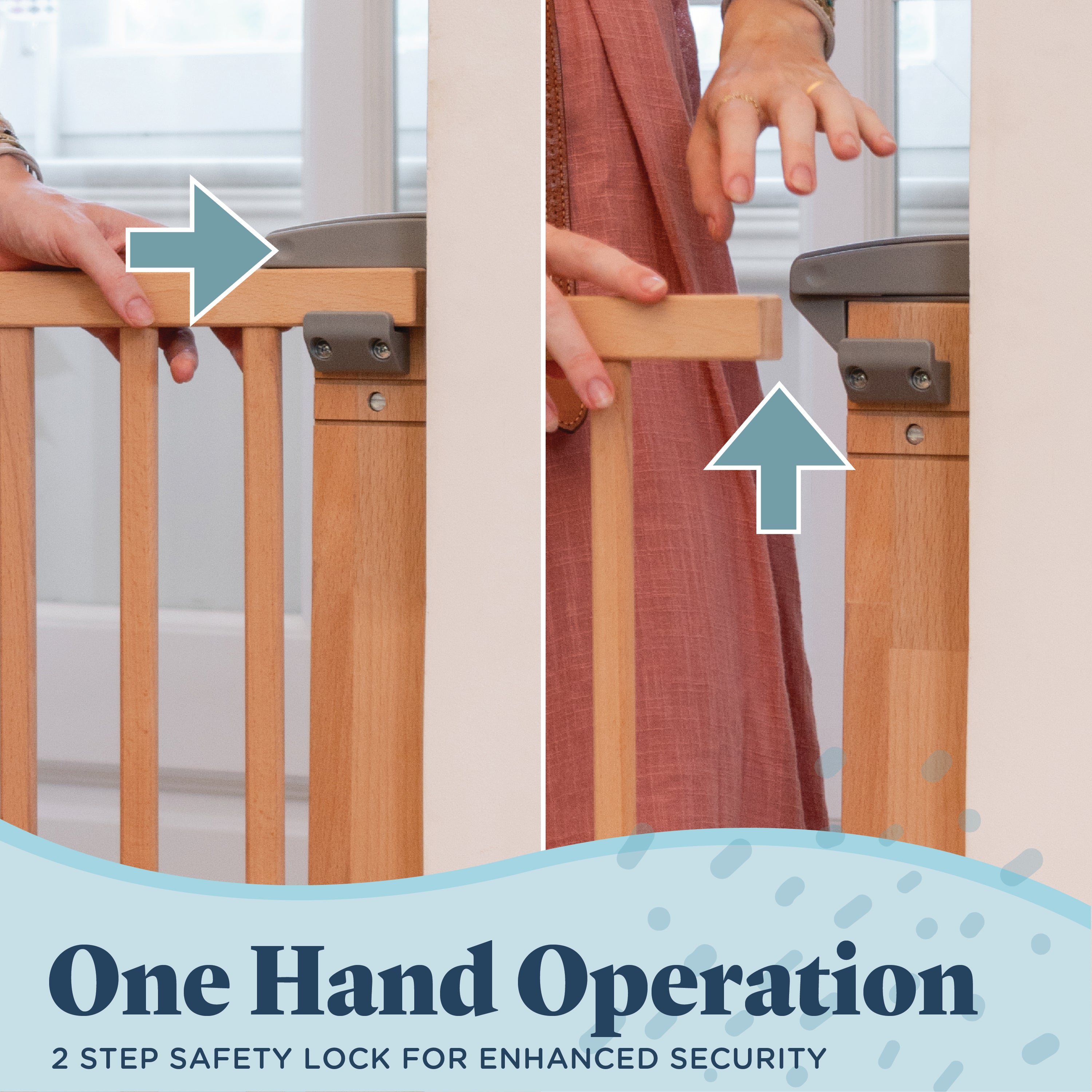 SizeWise™ Hardware Mounted Gate - Baby Delight