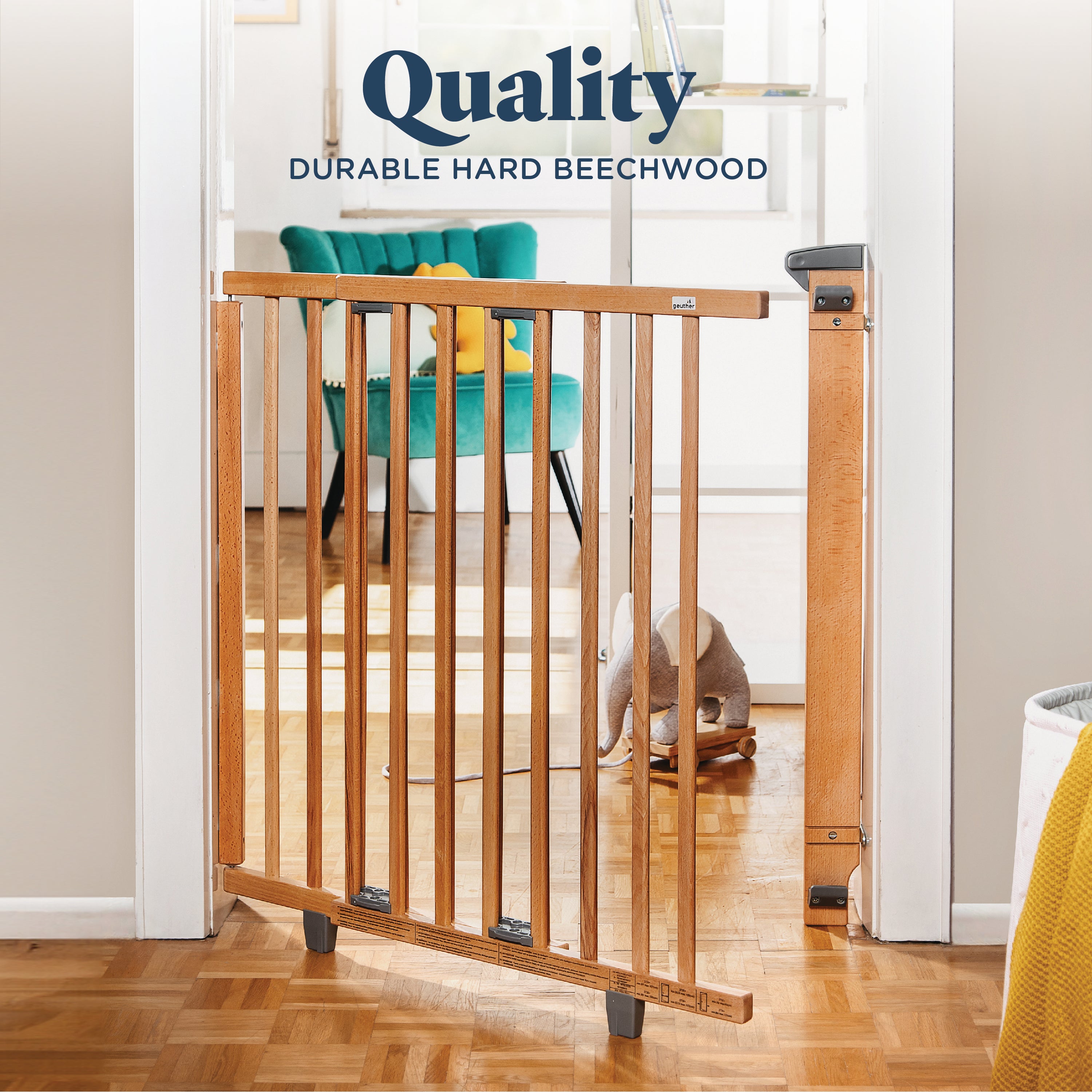 SizeWise™ Hardware Mounted Gate - Baby Delight
