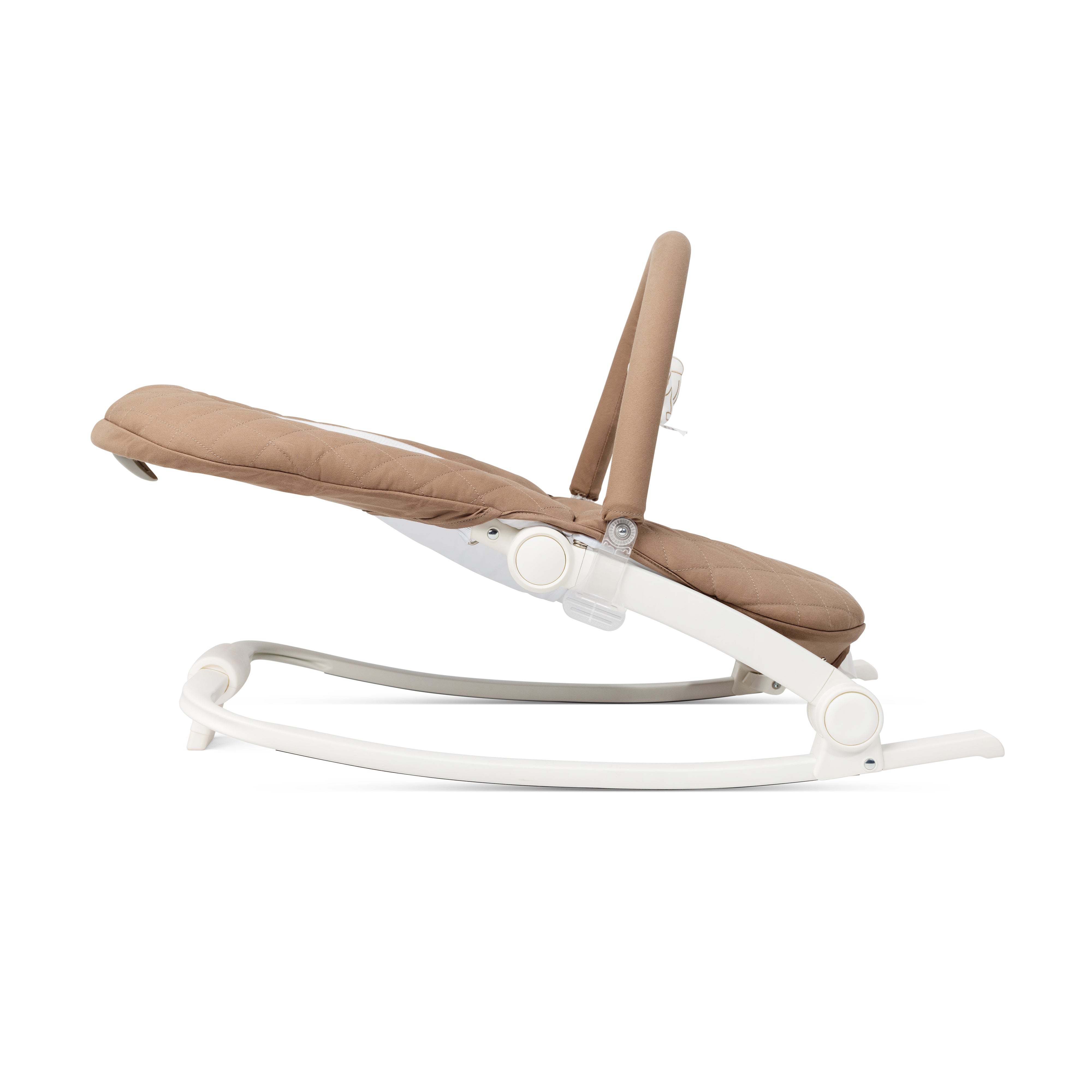 Aura Deluxe Portable Rocker & Bouncer - Organic Mocha - Baby Delight