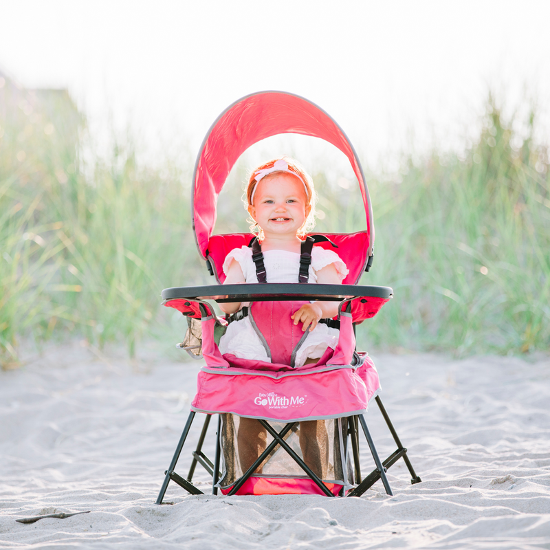 Go With Me® Venture Deluxe Portable Chair - Pink - Baby Delight