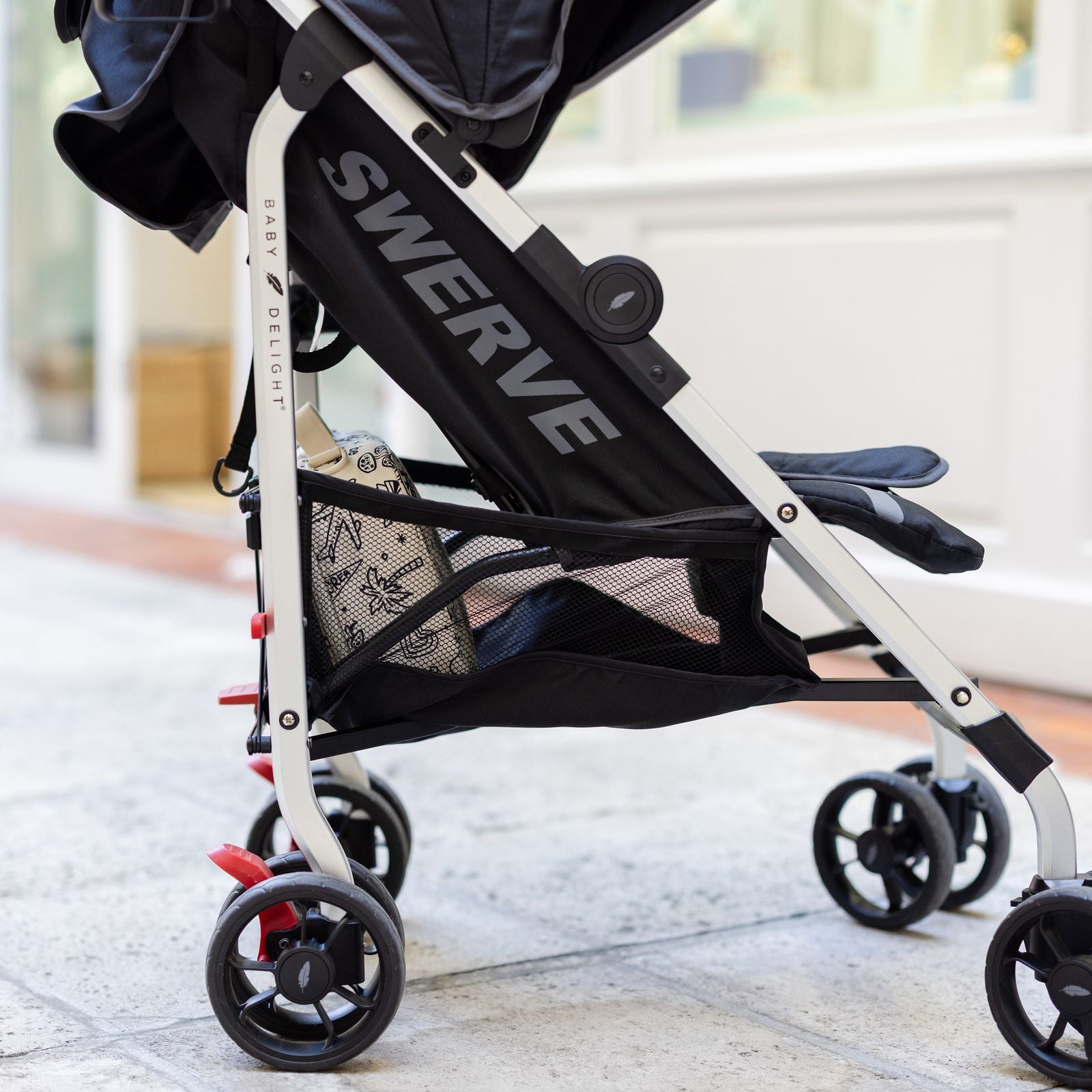 Swerve Convenience Stroller - Black - Baby Delight