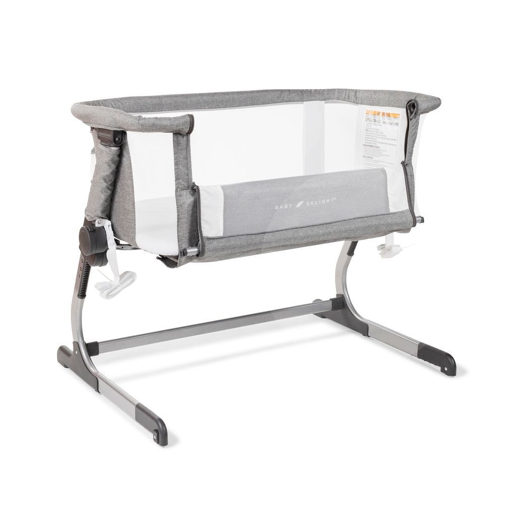 Beside Me™ Dreamer Bassinet & Bedside Sleeper - Charcoal Tweed