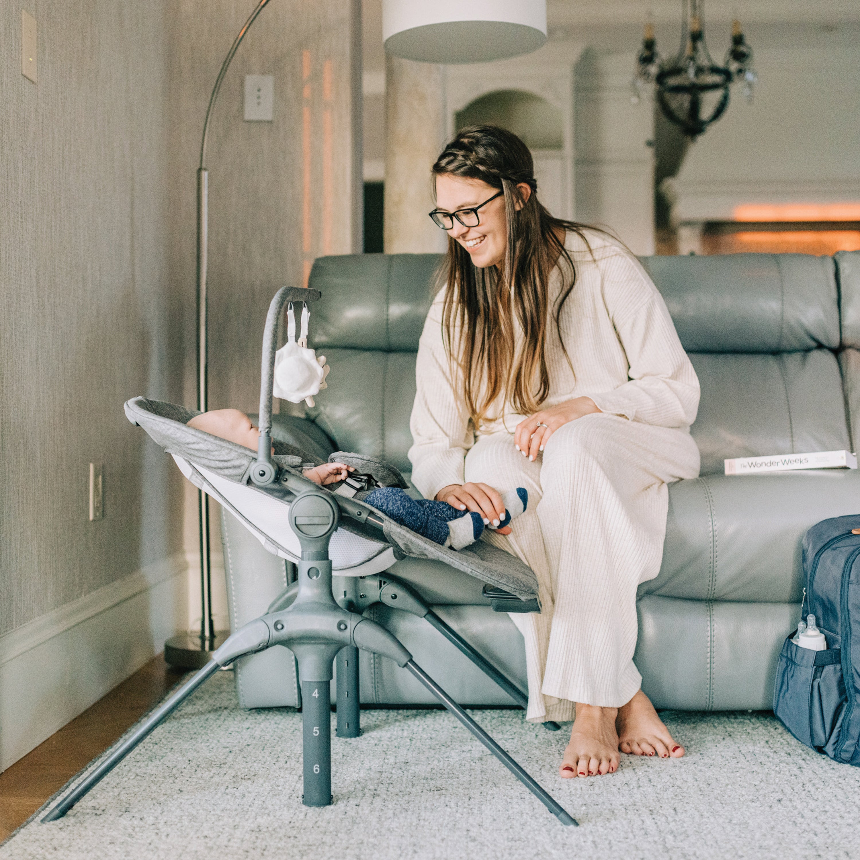 Bloom Soothing Adjustable Infant Lounger - Baby Delight