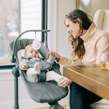 Bloom Soothing Adjustable Infant Seat-Charcoal Tweed - Baby Delight