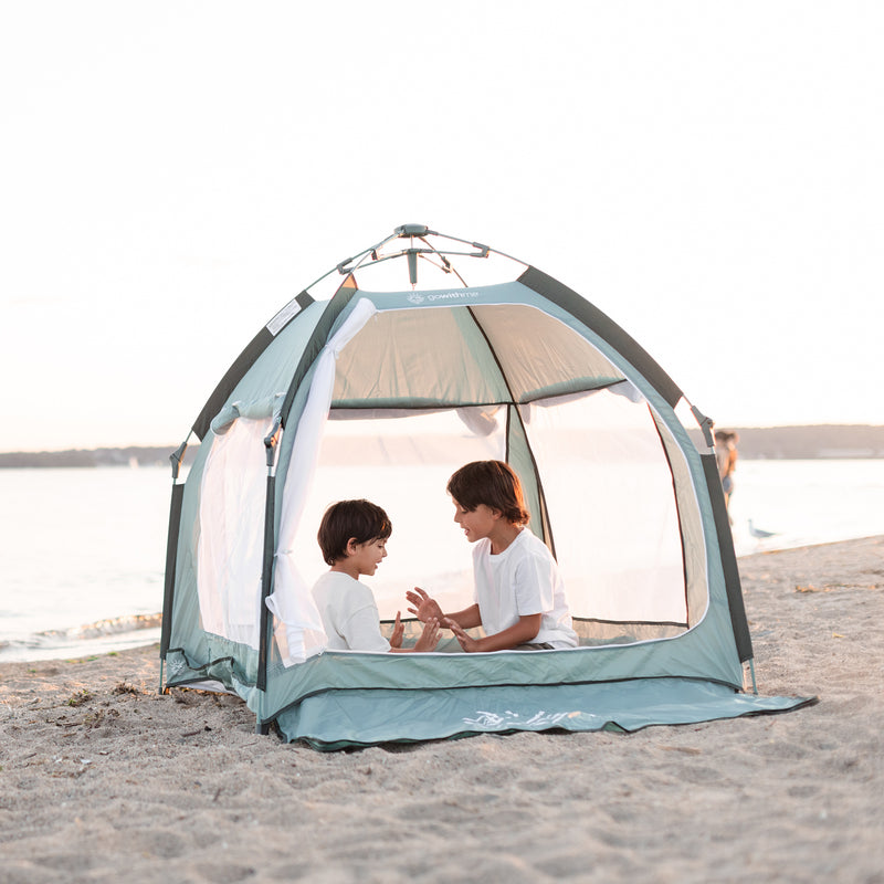 Go With Me® Villa Portable Tent/Playard-Garden Green - Baby Delight