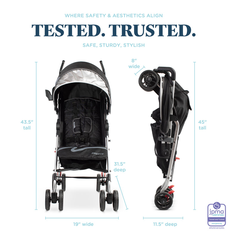 Swerve Convenience Stroller - Baby Delight