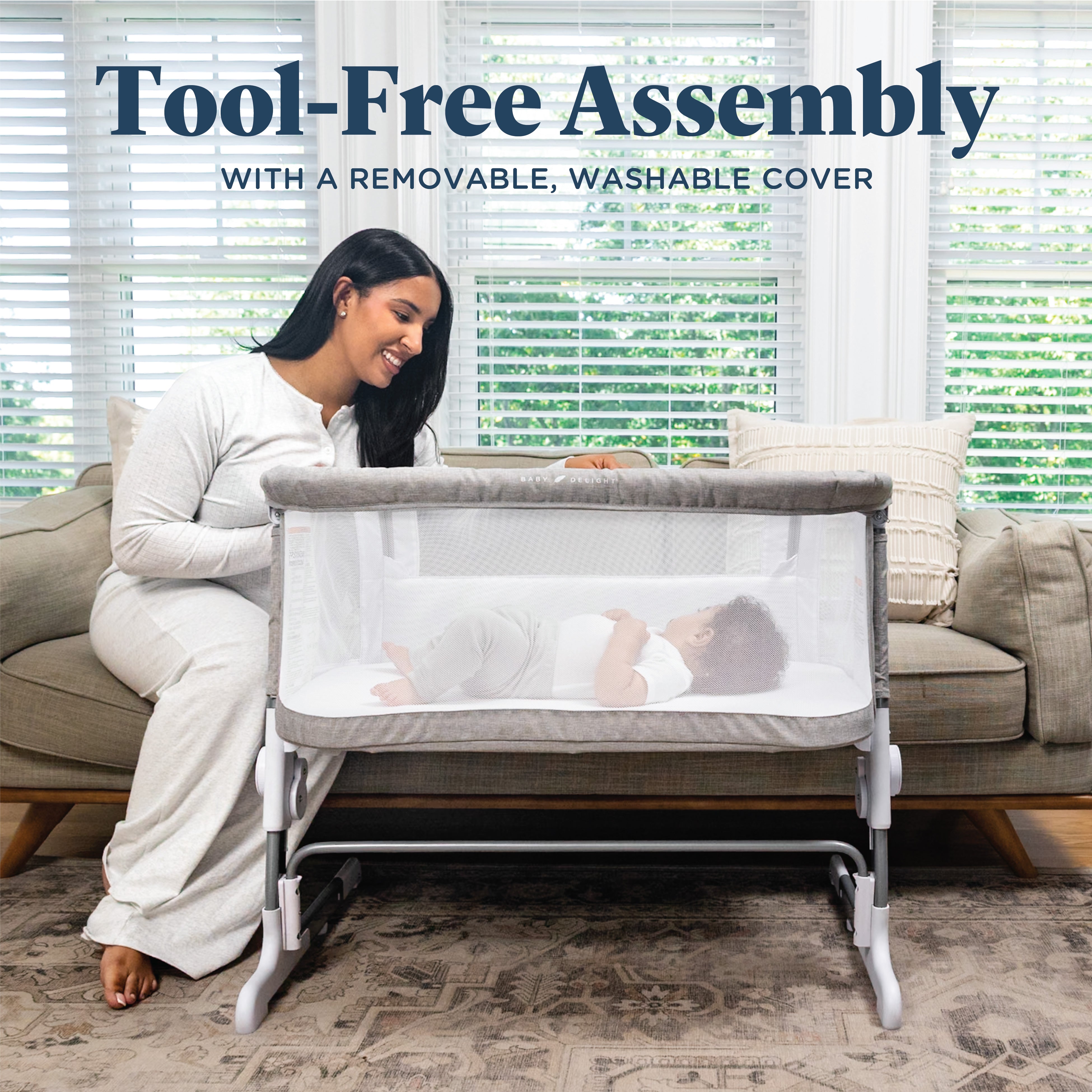 Beside Me™ Dreamer Bassinet & Bedside Sleeper - Baby Delight