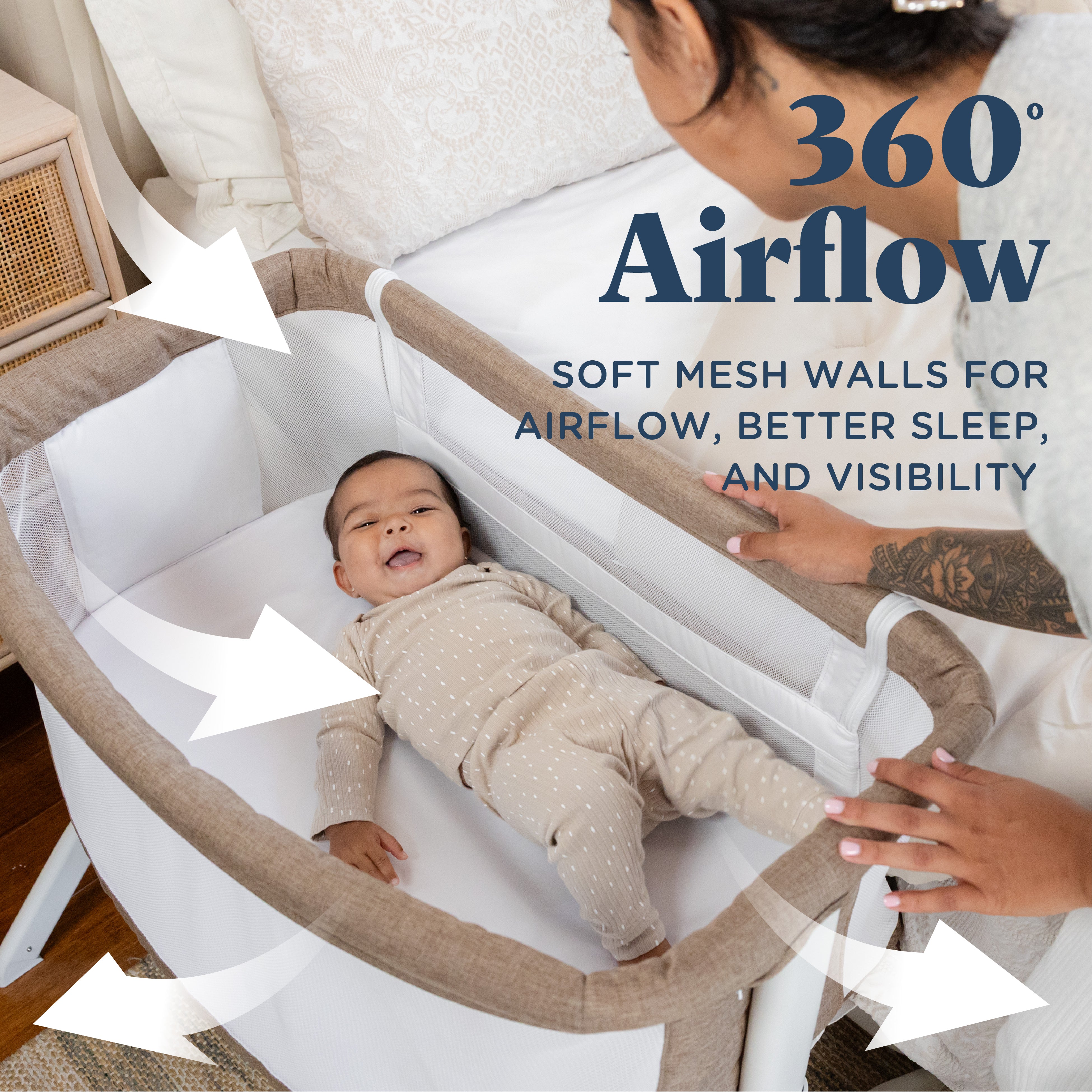 Beside Me™ Serenity Bassinet and Bedside Sleeper