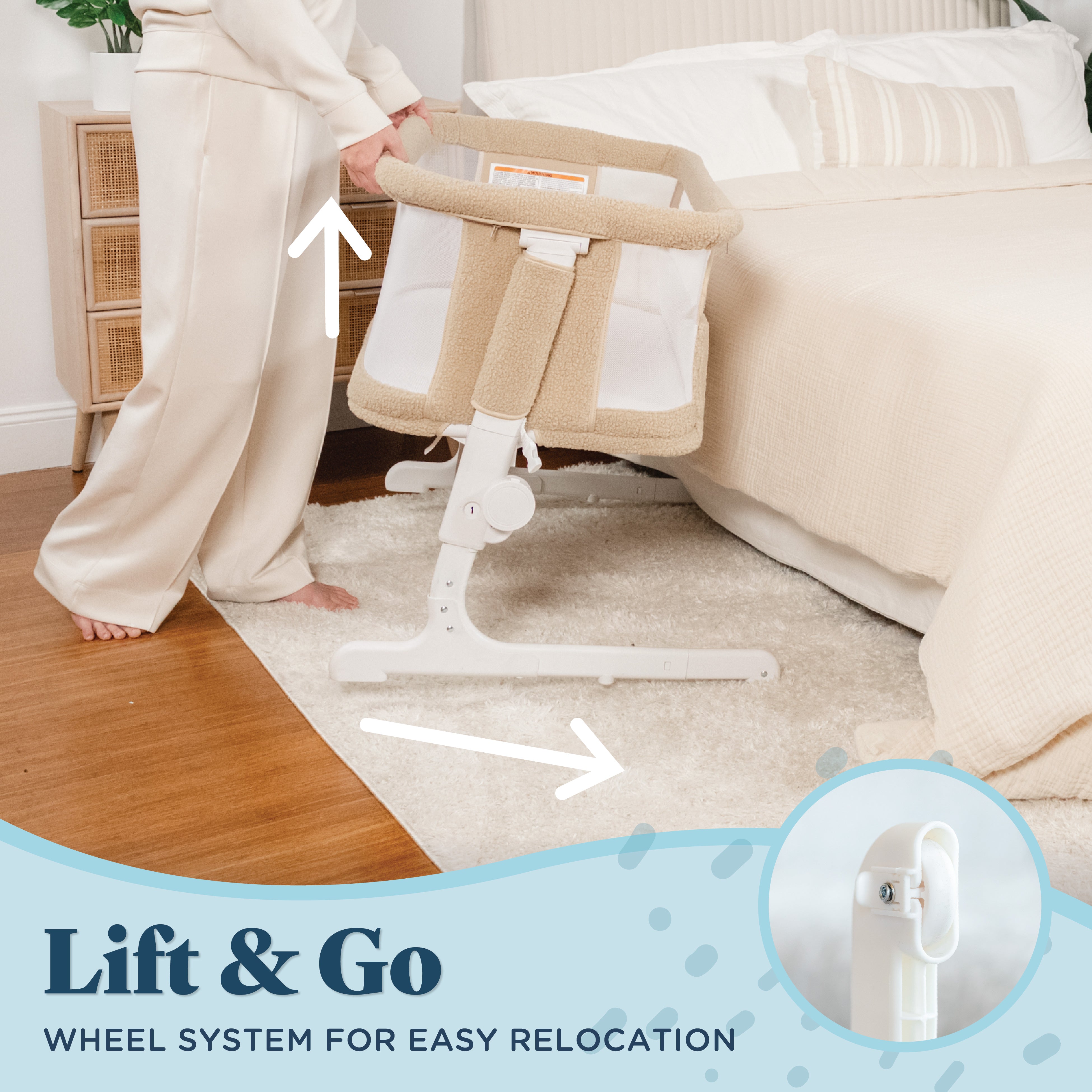 Beside Me™ Dreamer Bassinet & Bedside Sleeper - Baby Delight