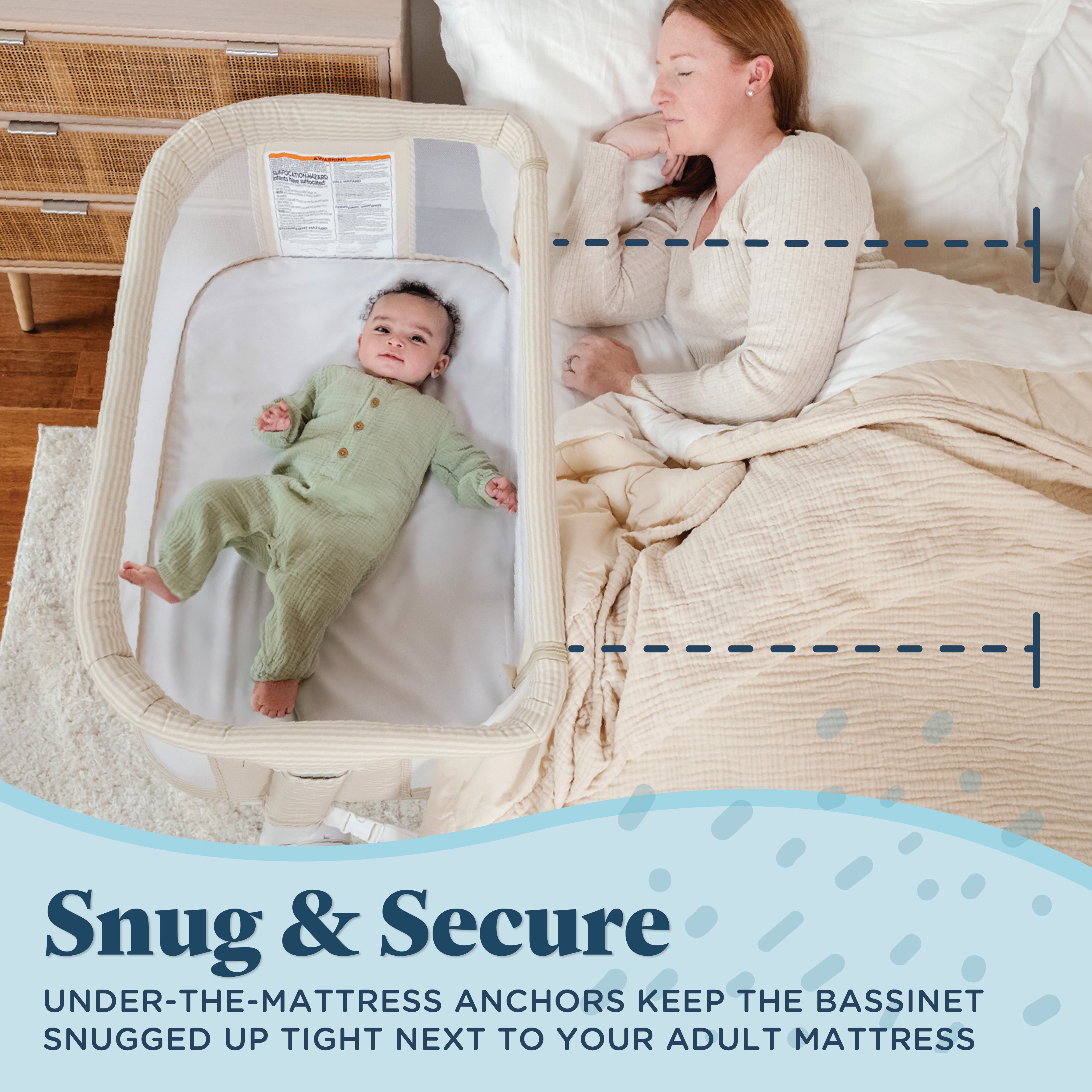 Beside Me™ Dreamer Bassinet & Bedside Sleeper - Baby Delight