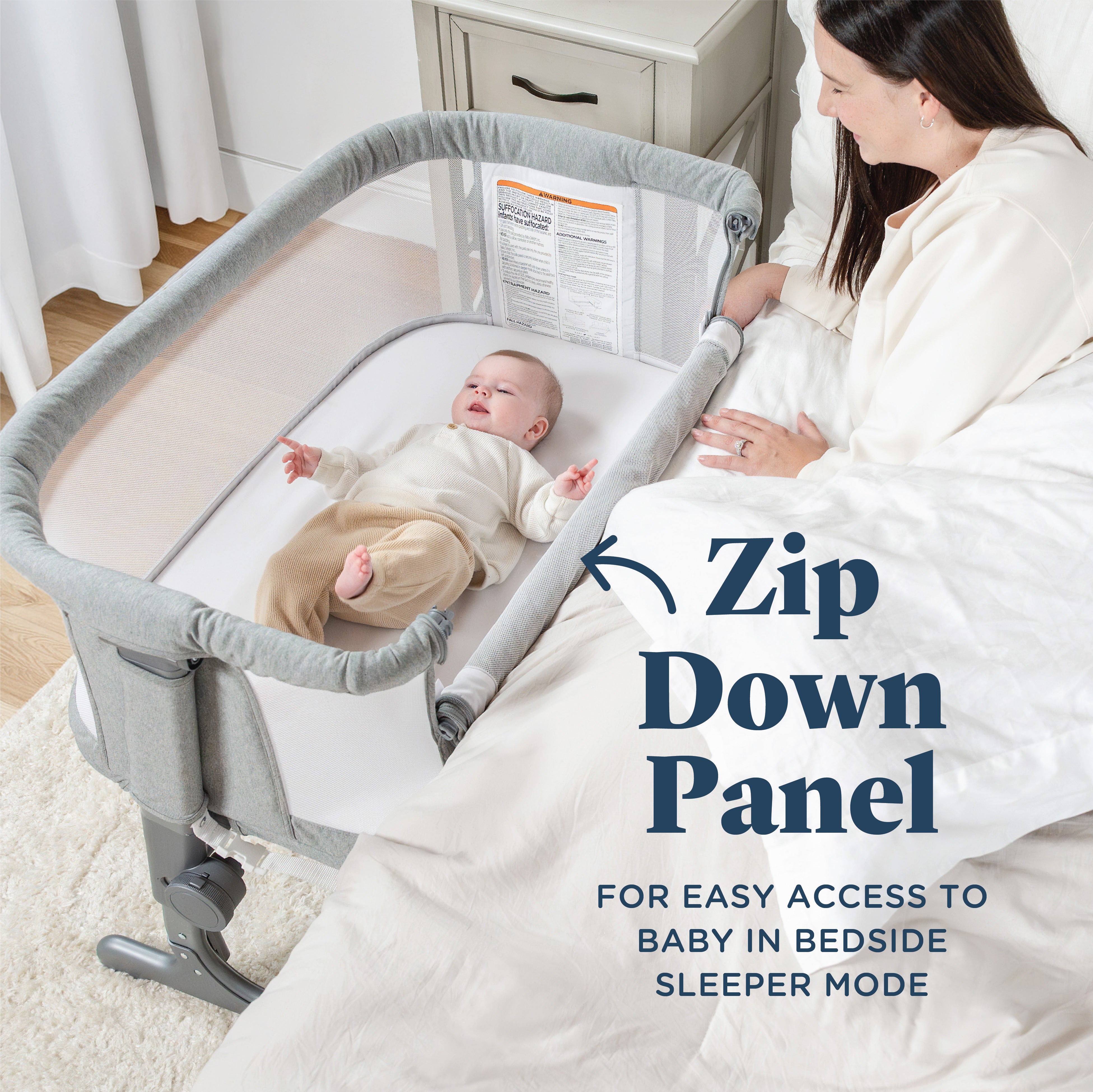 Beside Me™ Dreamer Bassinet & Bedside Sleeper - Baby Delight