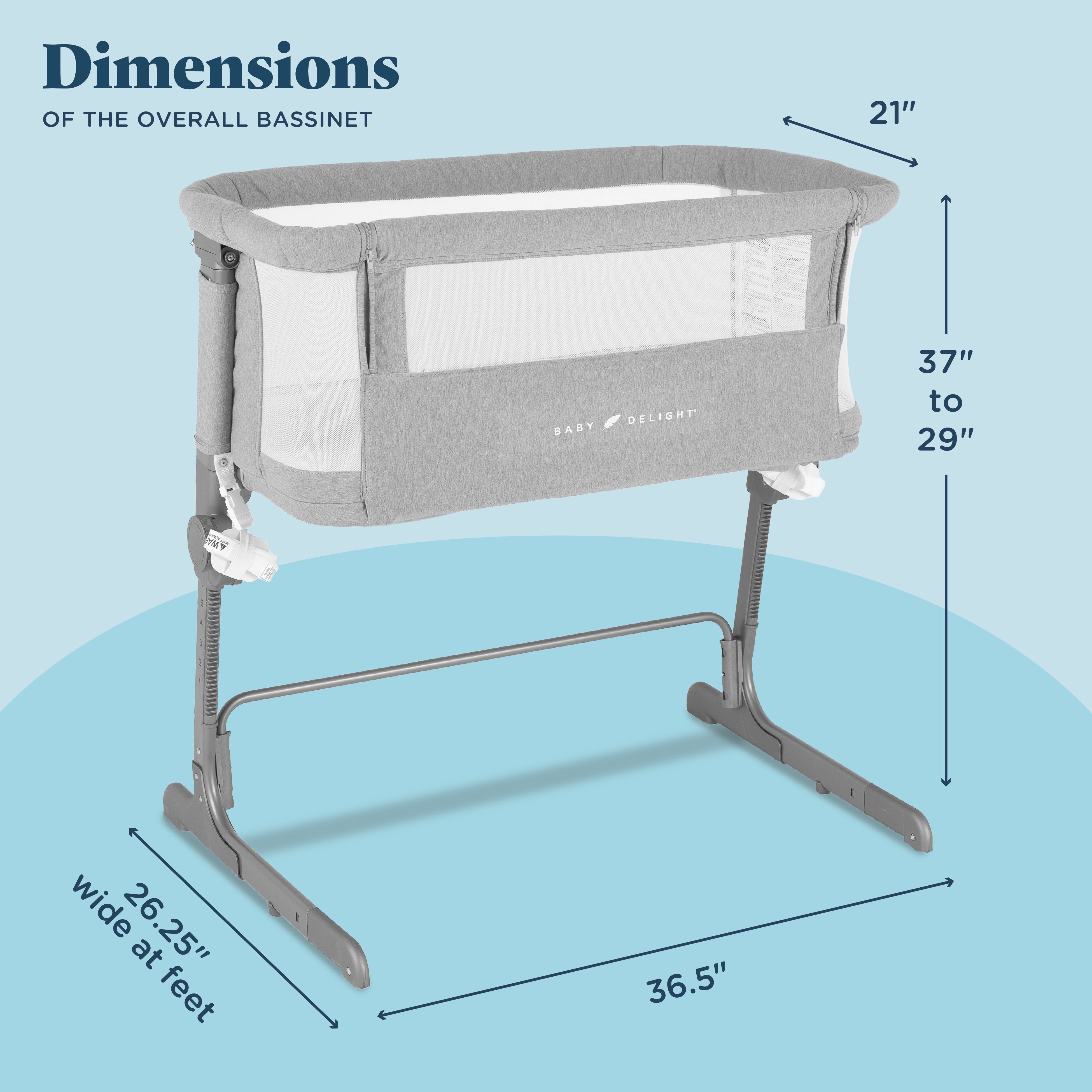 Beside Me™ Dreamer Bassinet & Bedside Sleeper - Baby Delight