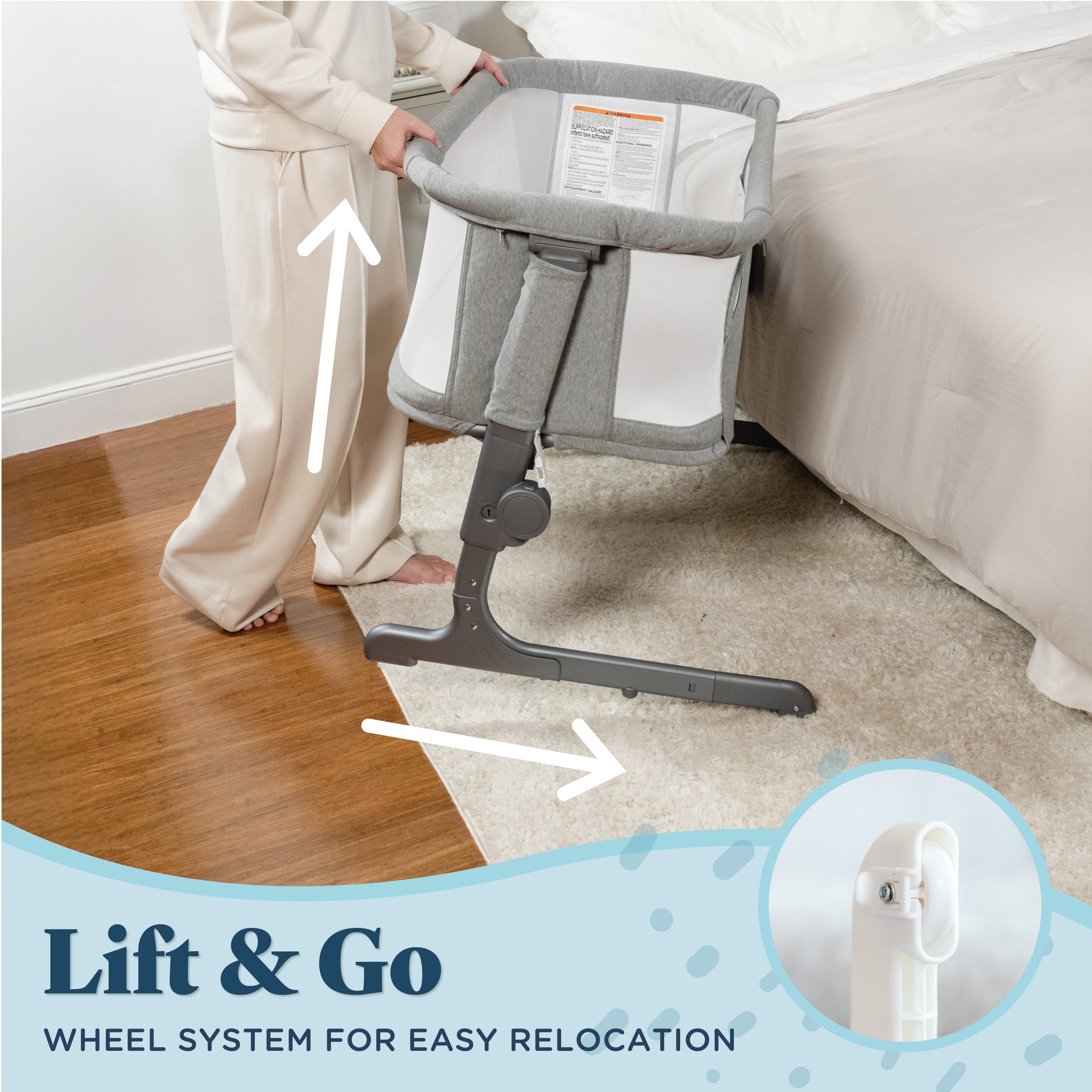 Beside Me™ Dreamer Bassinet & Bedside Sleeper - Baby Delight