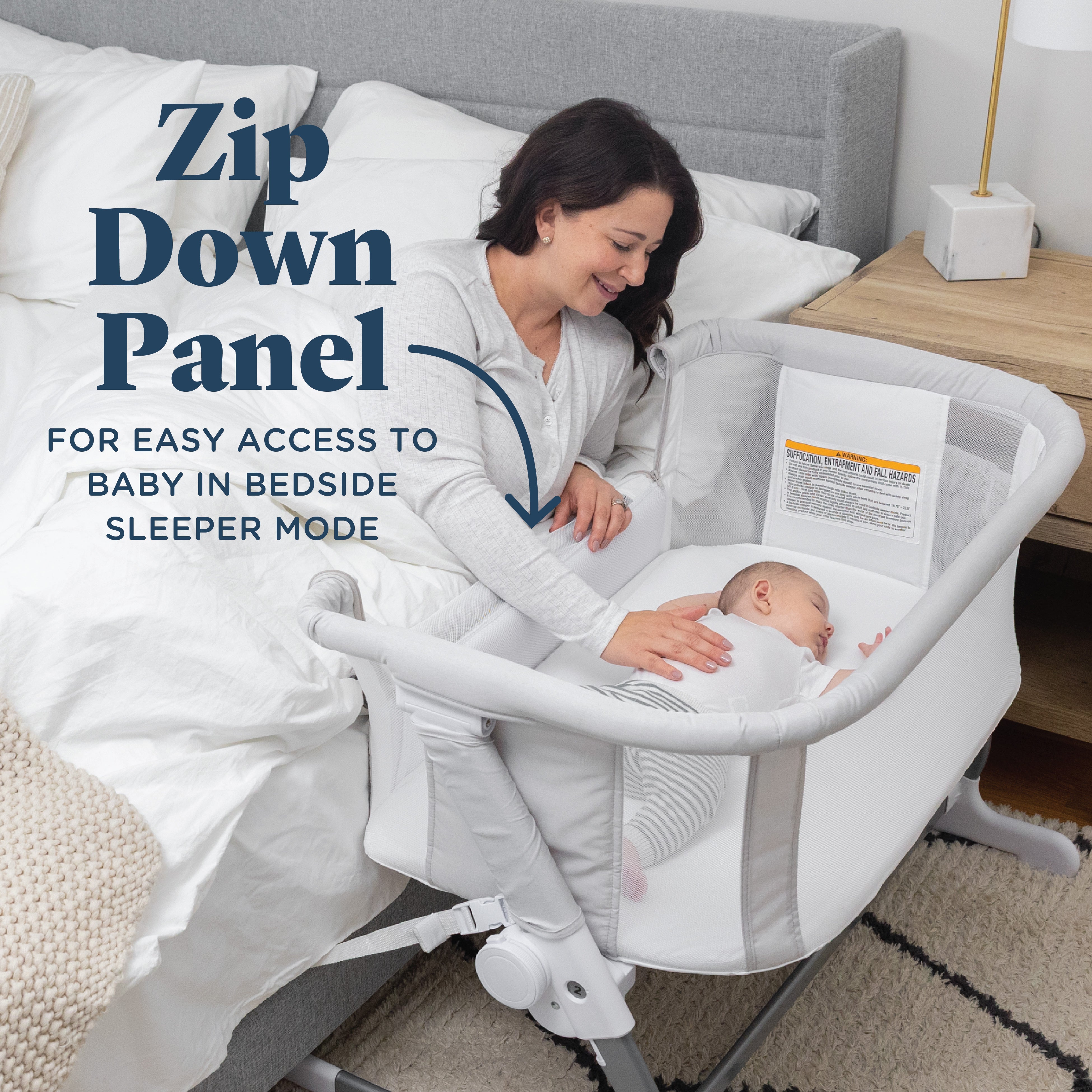 Beside Me™ Dreamer Bassinet & Bedside Sleeper - Baby Delight
