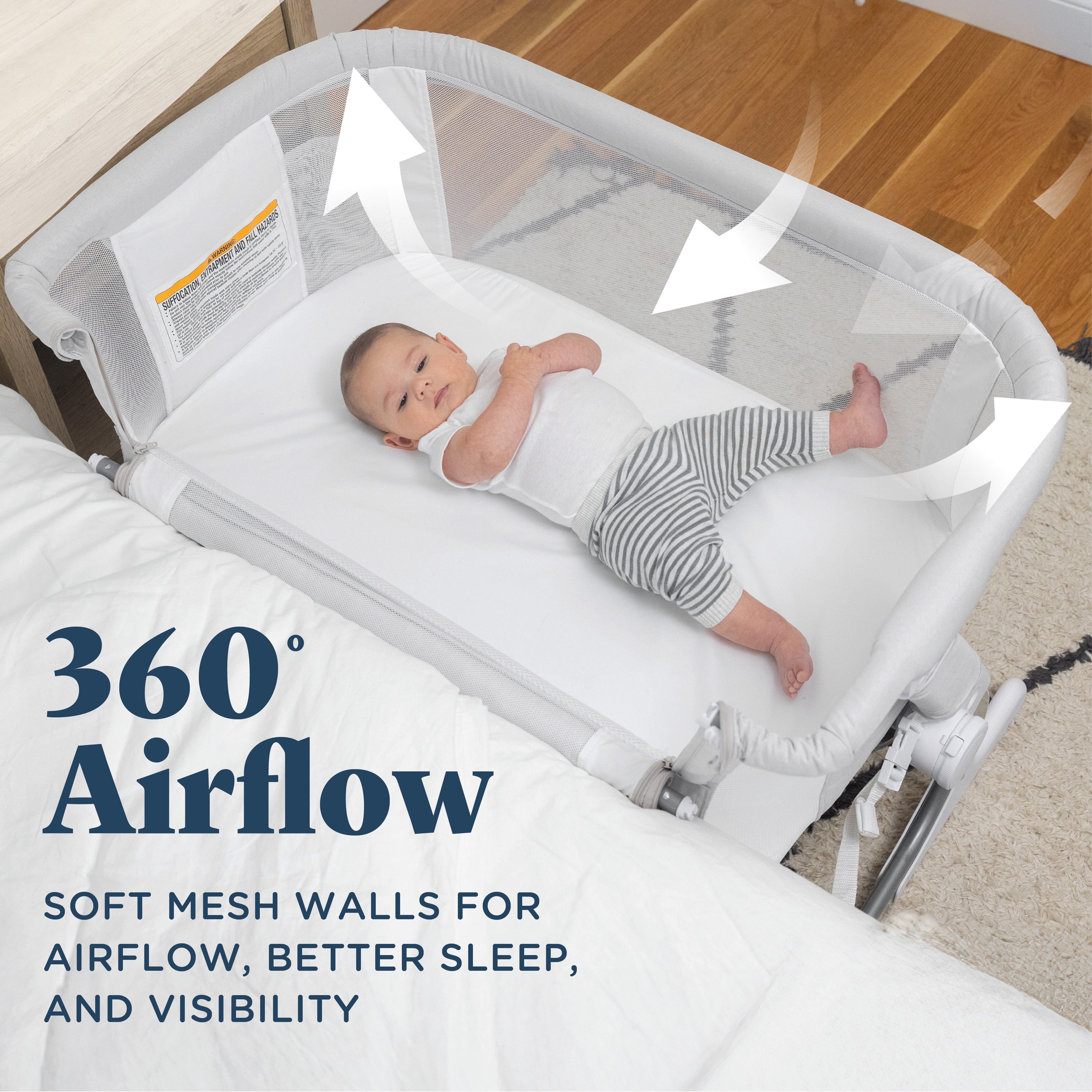Beside Me™ Dreamer Bassinet & Bedside Sleeper - Baby Delight