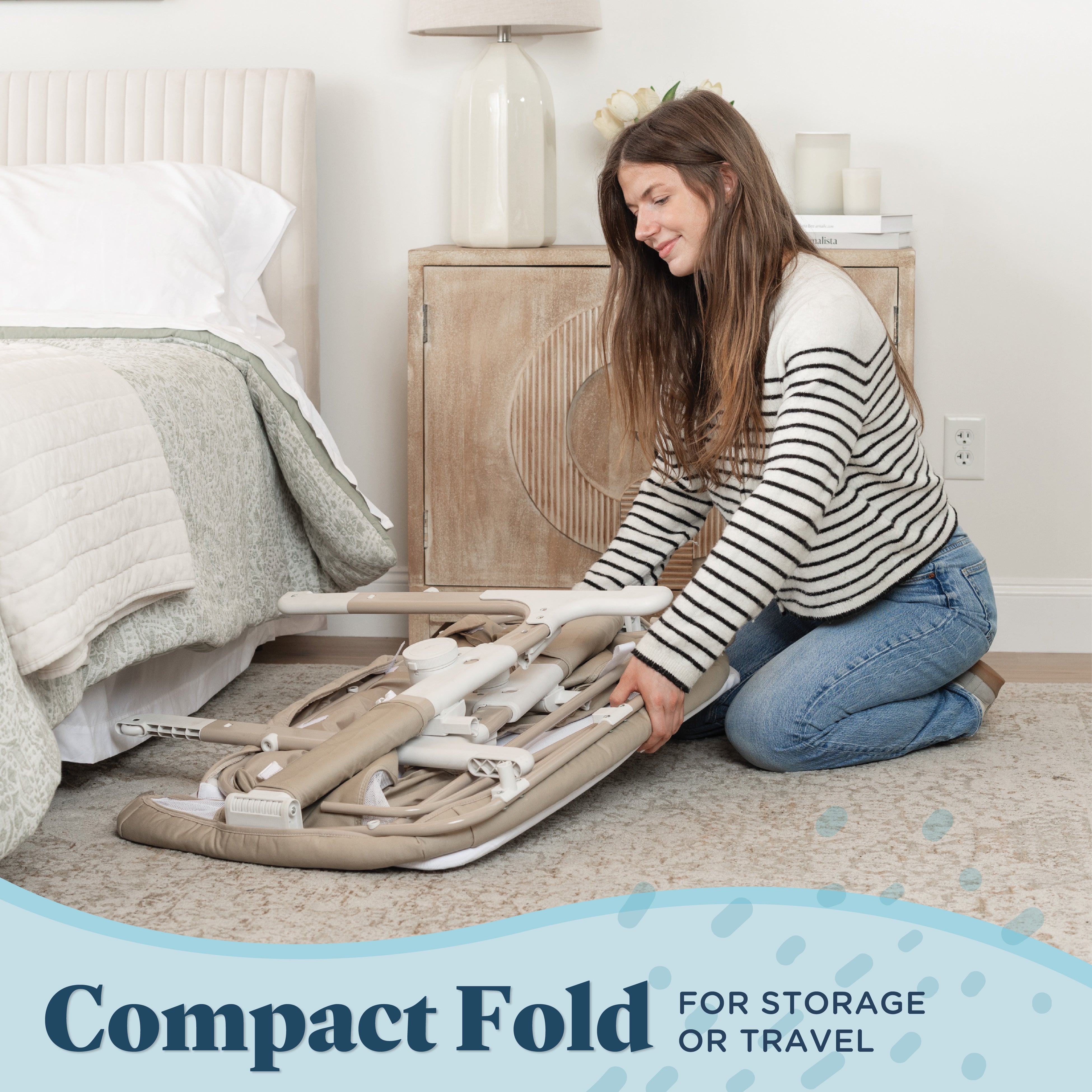 Beside Me™ Dreamer Organic Bassinet & Bedside Sleeper - Baby Delight