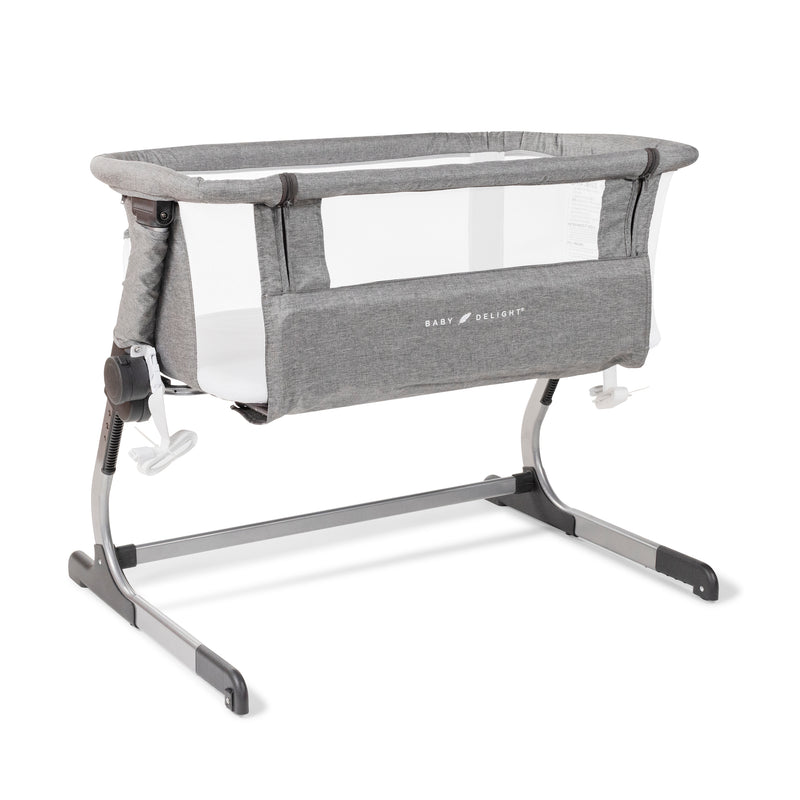 Beside Me™ Dreamer Bassinet & Bedside Sleeper - Charcoal Tweed - Baby Delight