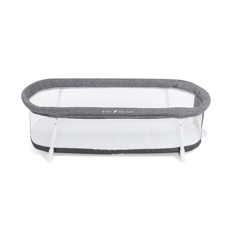 Snuggle Nest™ Portable Bassinet Charcoal Tweed