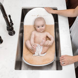Cushy Nest Cloud Premium Organic Infant Bather - Organic Oat - Baby Delight