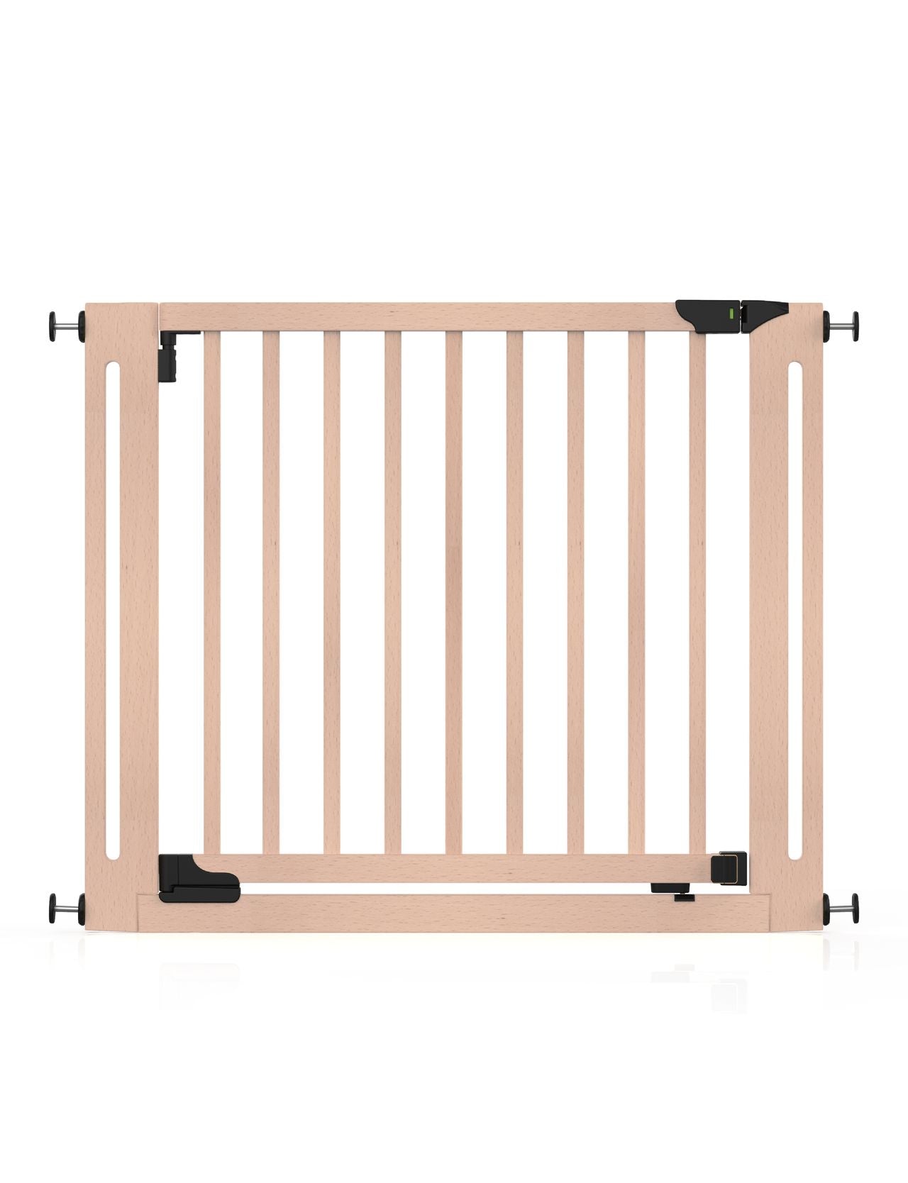 SizeWise™ Wood Pressure Mounted Gate (37.4" - 41.34") - Baby Delight
