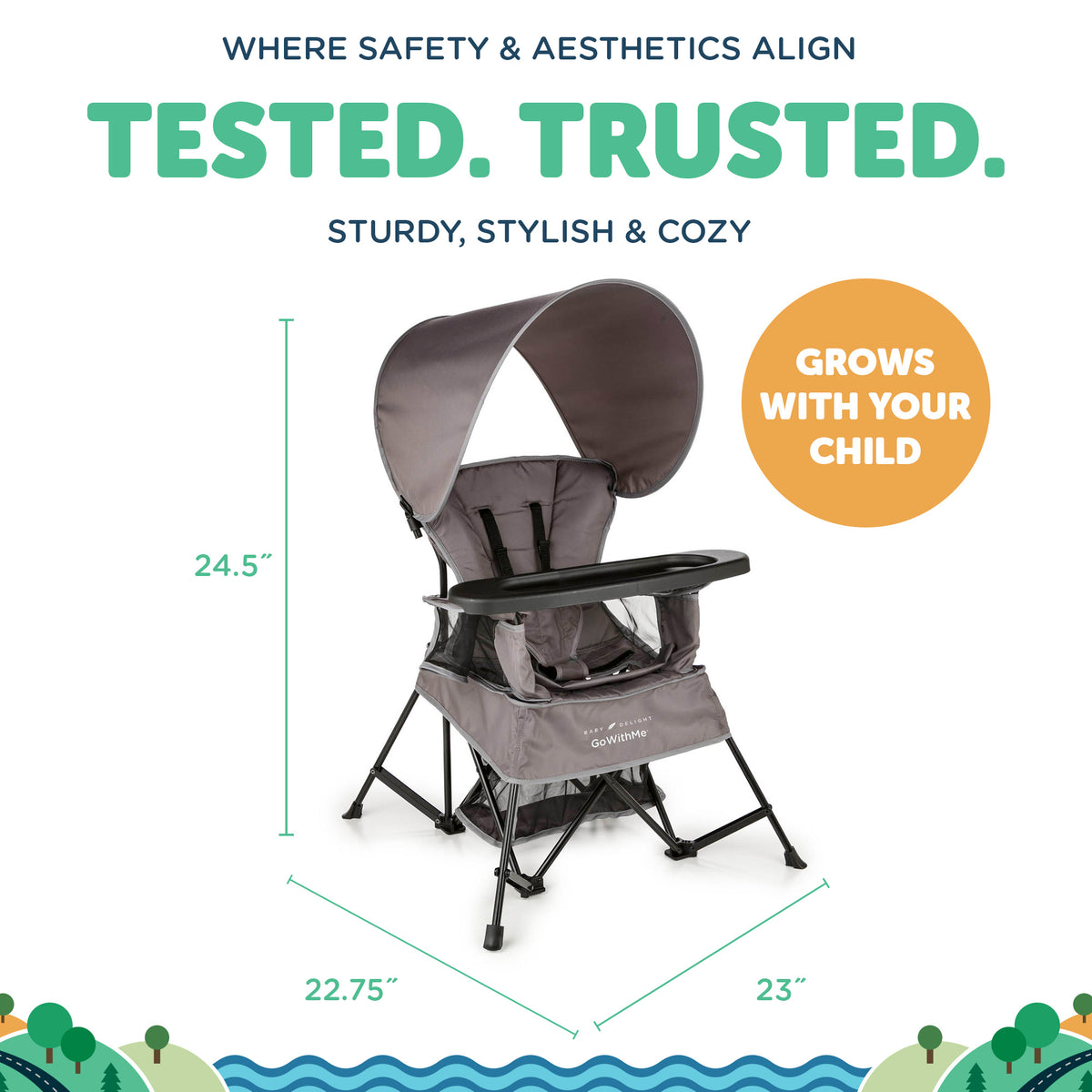 Venture Deluxe Portable Chair - Baby Delight