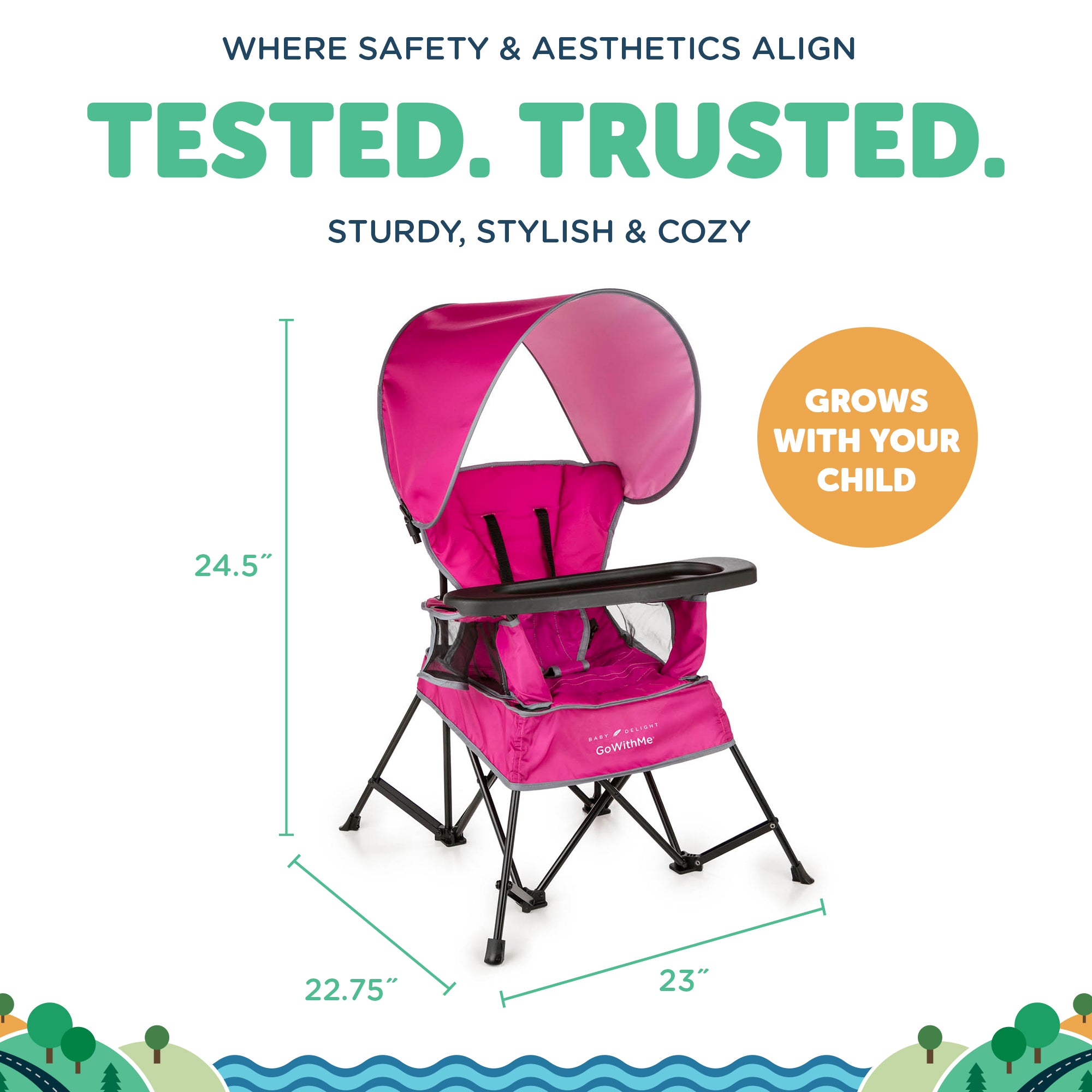 Venture Deluxe Portable Chair - Baby Delight